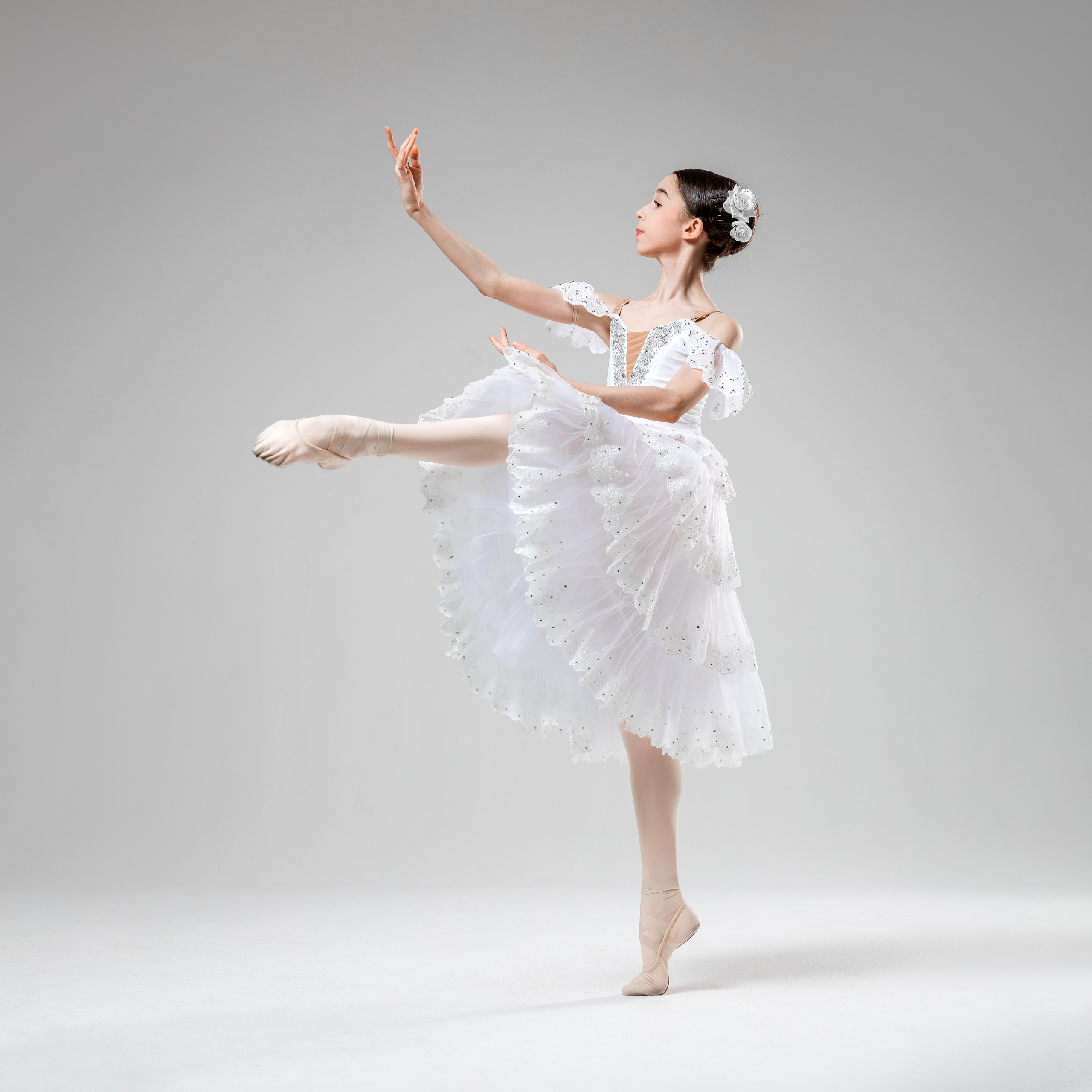 Балетная съёмка на белой циклораме и фонах. Балетный фотограф Алина Ханько — Душа Балета