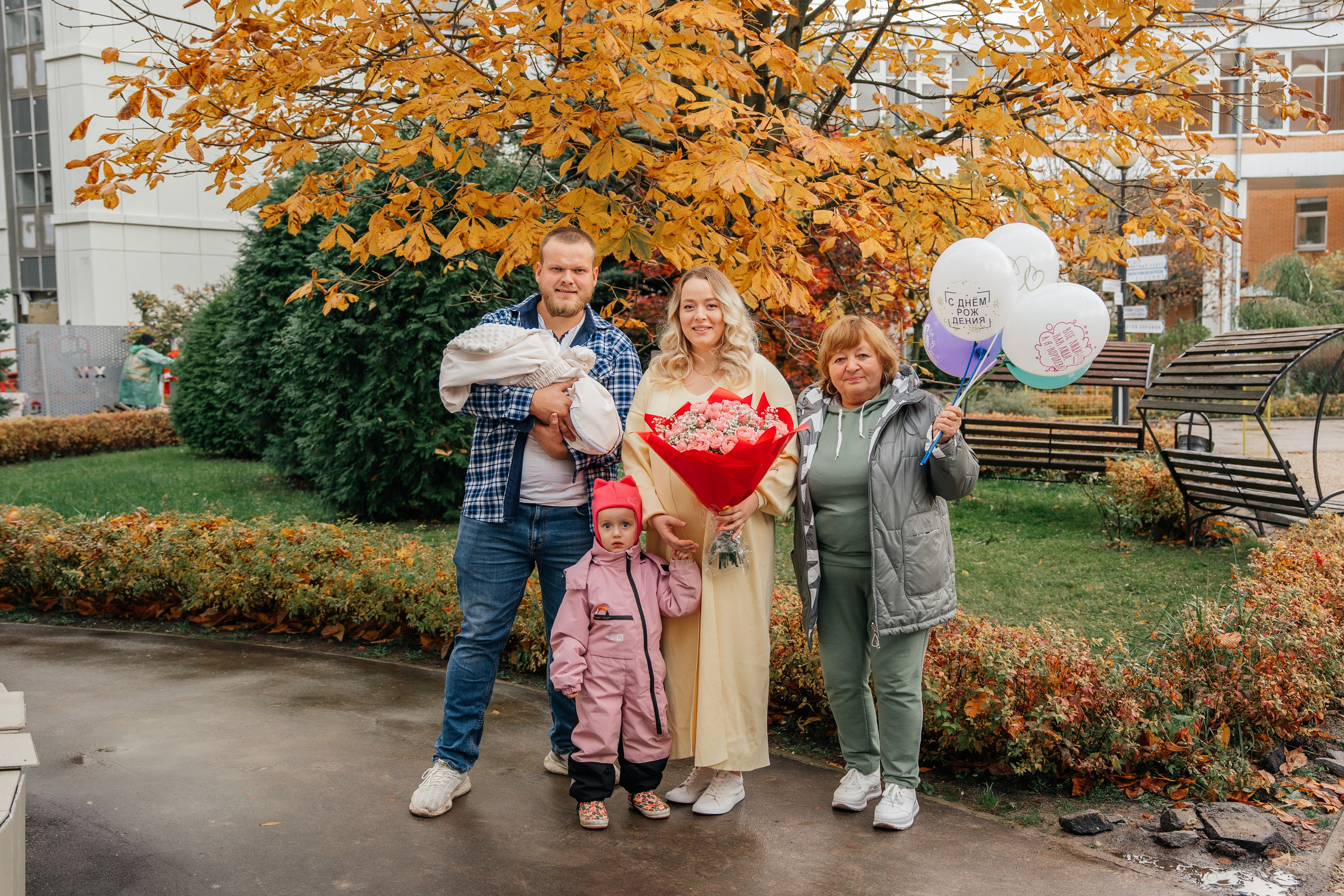 Выписки. Фотограф новорожденных в Москве, Зеленограде, МО, Дмитриева Дарья