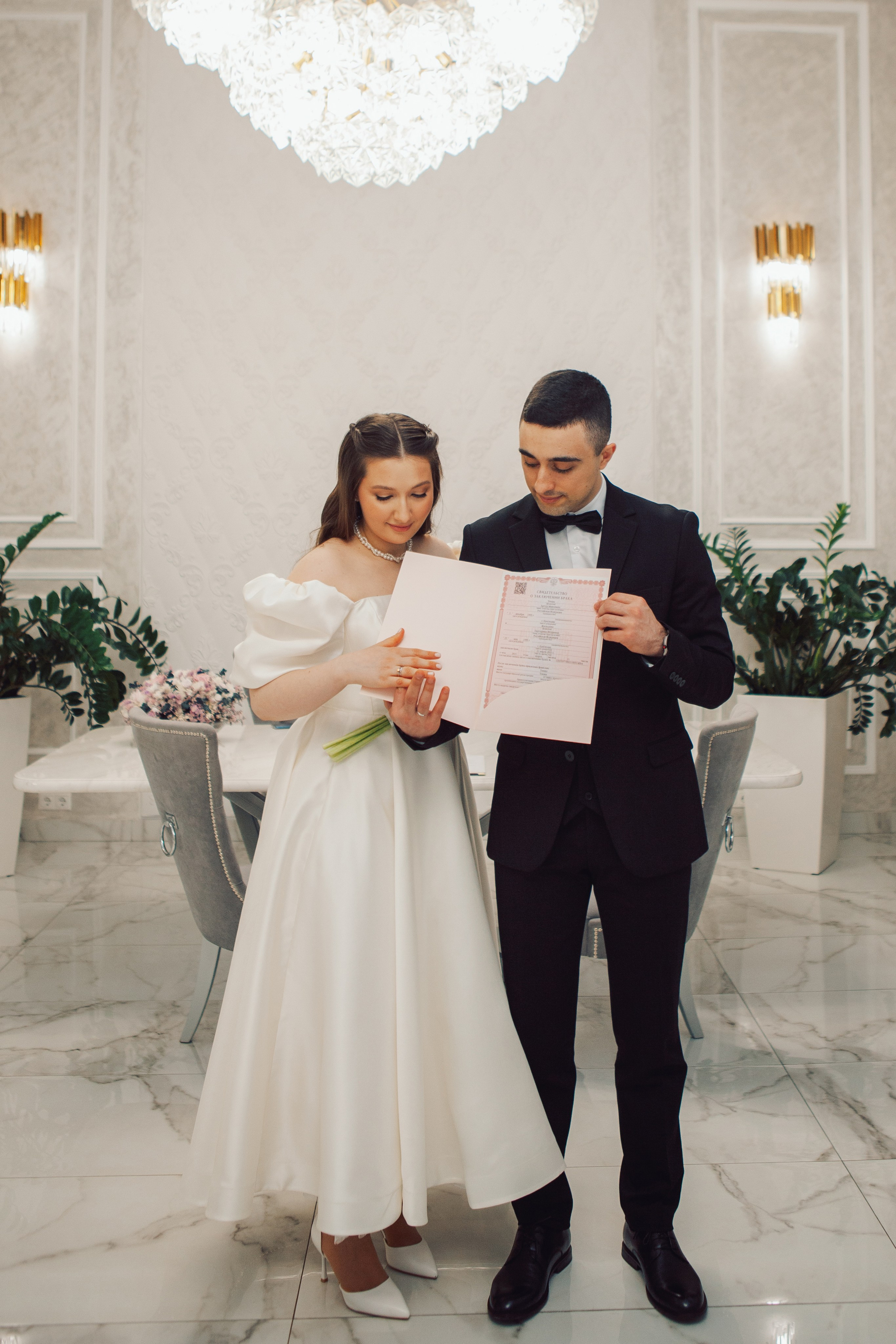 Роспись в Кутузовском ЗАГСе. Фотограф Ольга Ефремова