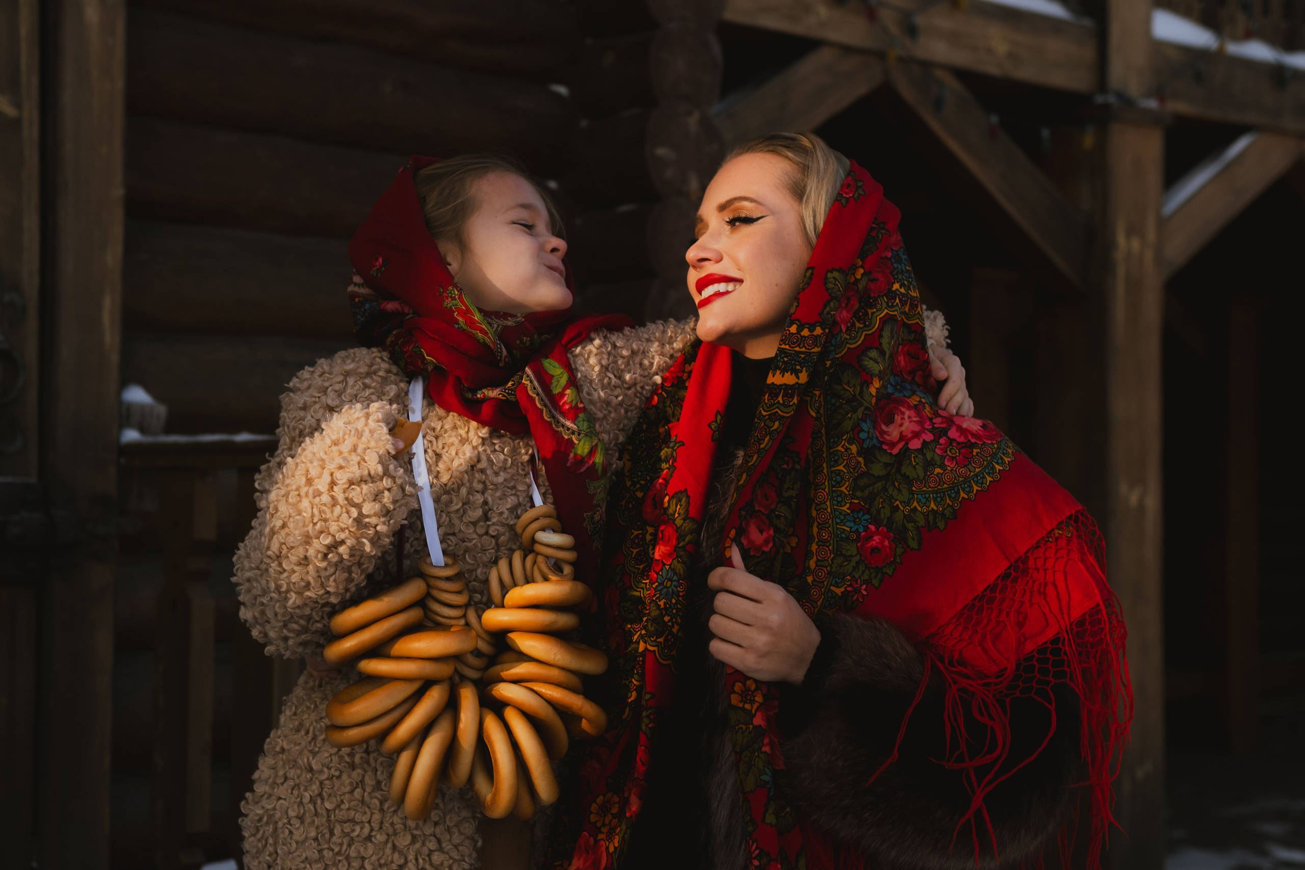 Мама с дочкой (зимняя фотосессия). Serg_film