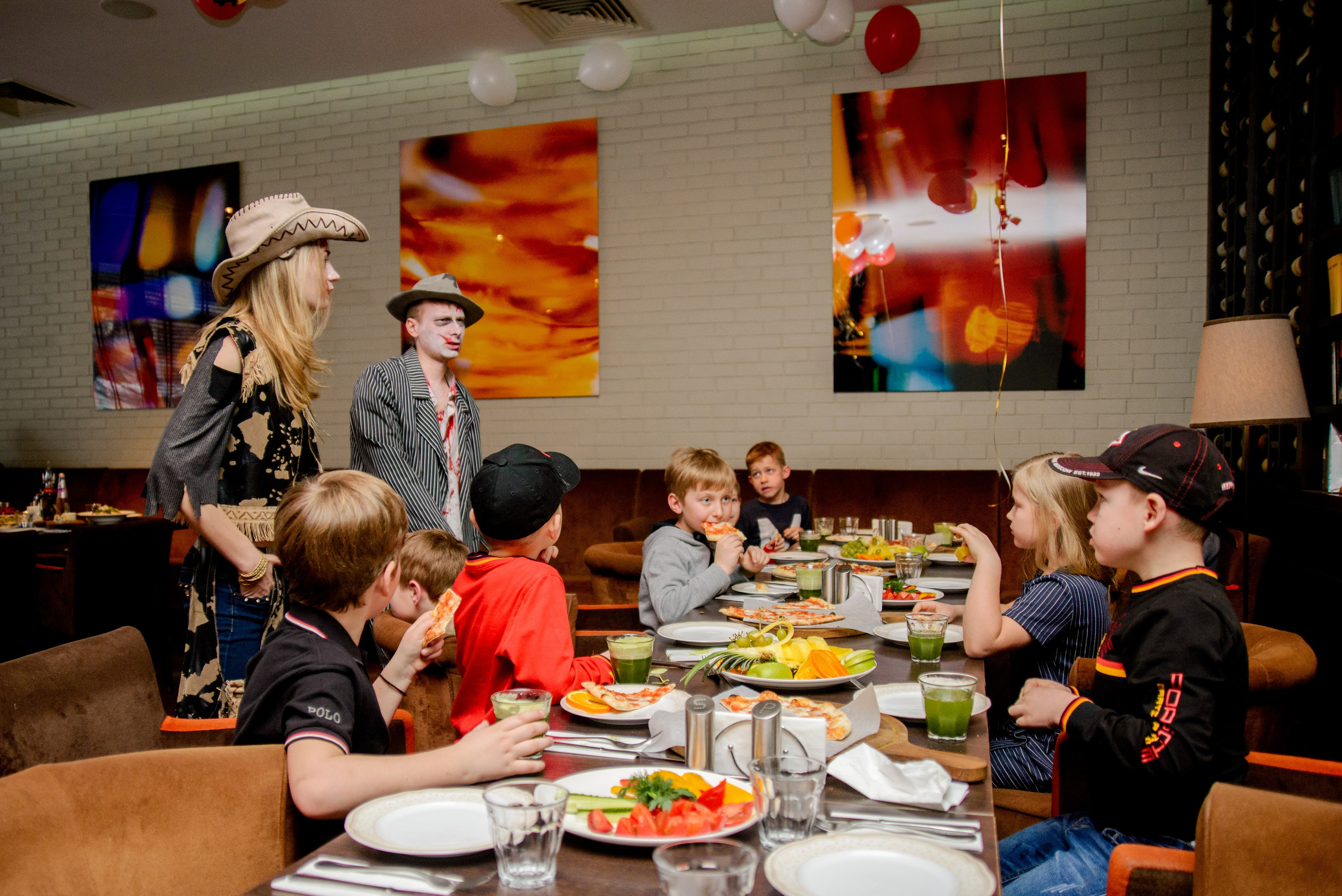 Детский день рождения в ресторане
