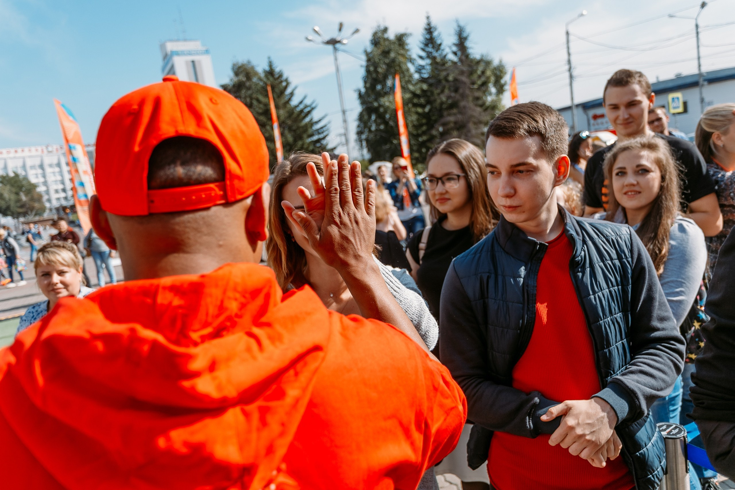 Попади на ТНТ @ Театральная площадь. Репортажный фотограф Максим Полянский. Москва, Санкт-Петербург, Красноярск
