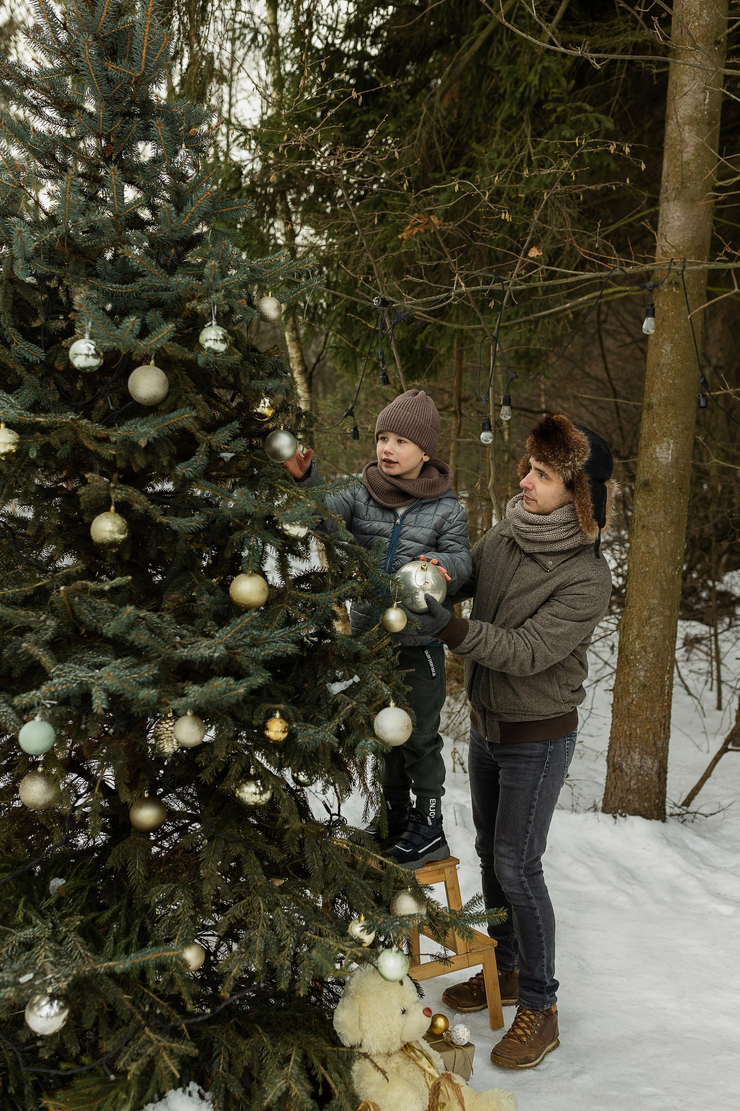 Зима в Кантри Хаус (загородная локация). Семейный и детский фотограф в Москве Олеся Маркина