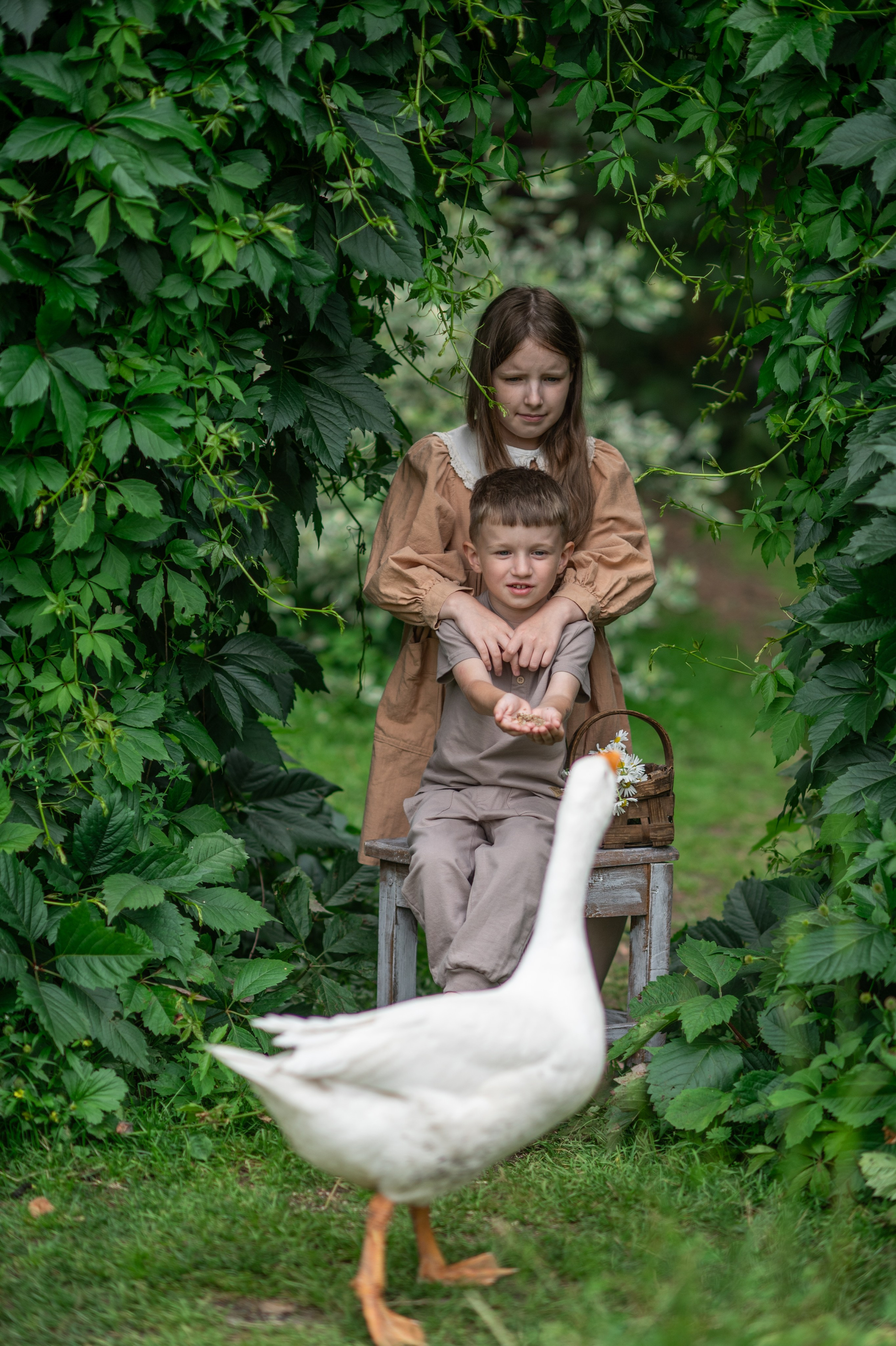 В САДУ. Семейный фотограф Екатеринбург Лора Мур