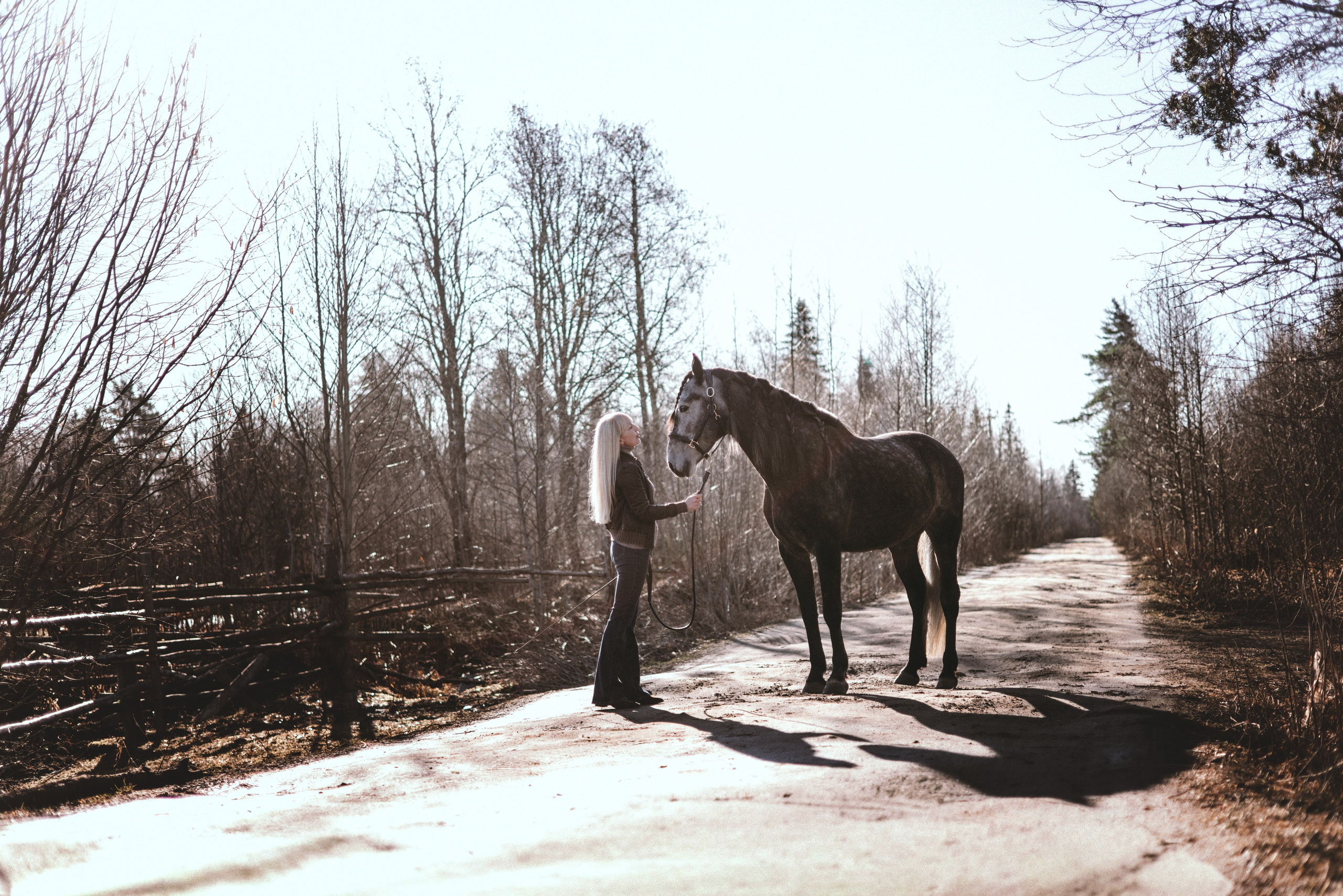 Ирина и Командор. Фотограф анималист Осипчикова Мария
