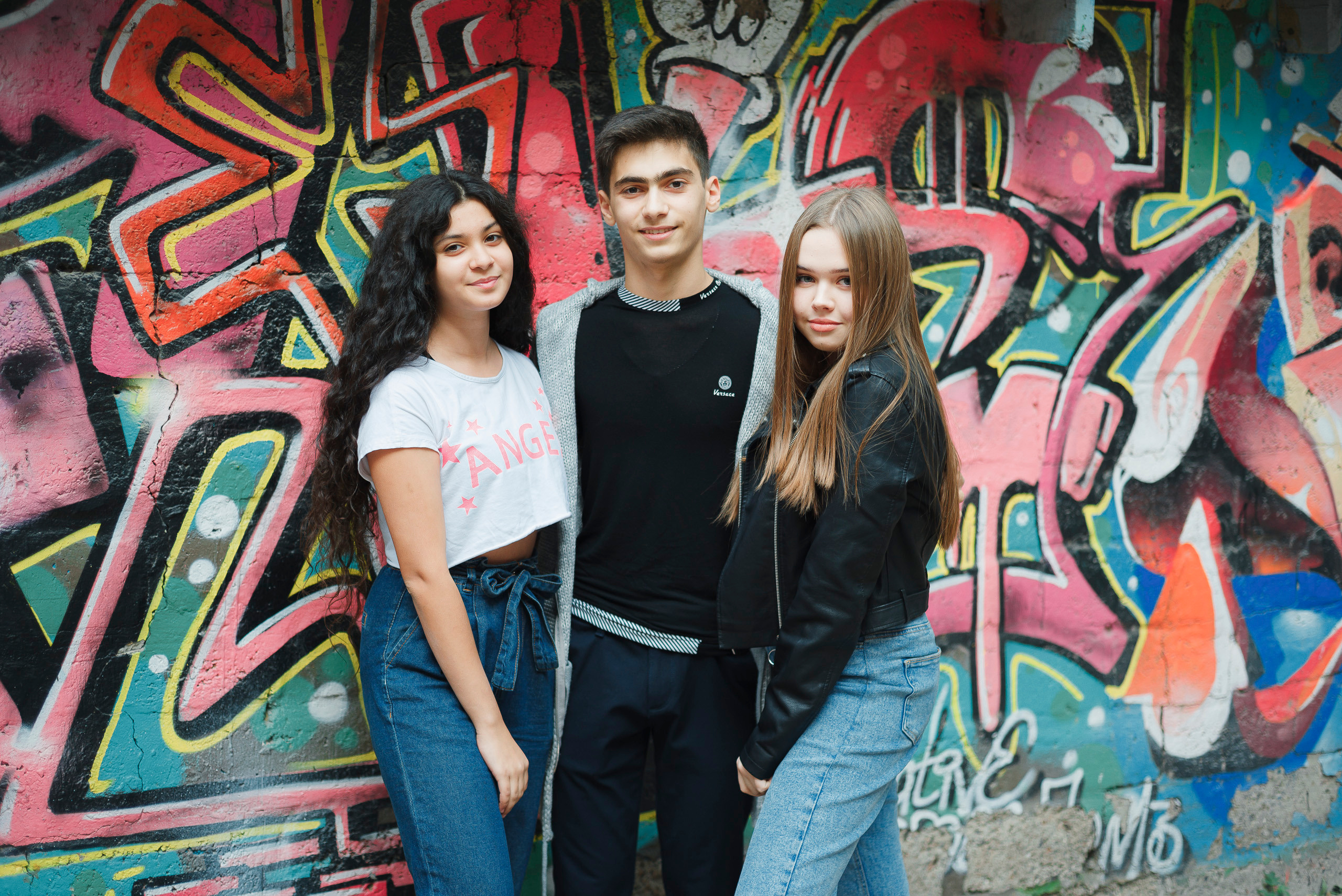 Уличная съемка с граффити. BookVa-выпускные альбомы