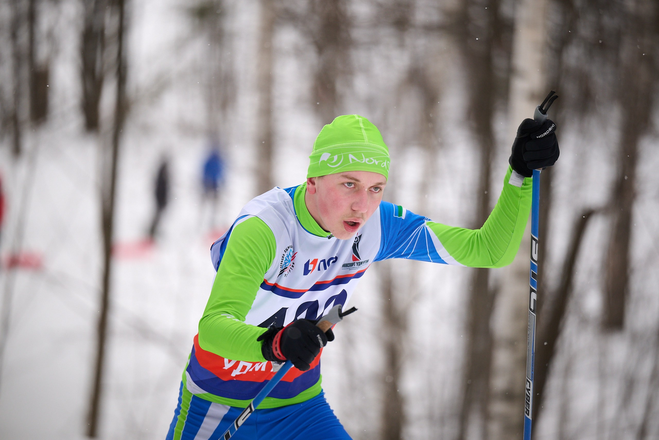 Всероссийские соревнования по лыжным гонкам «Пионерская правда». Ижевс. Спортивный репортажный фотограф в Ижевске Сергей Мерзляков