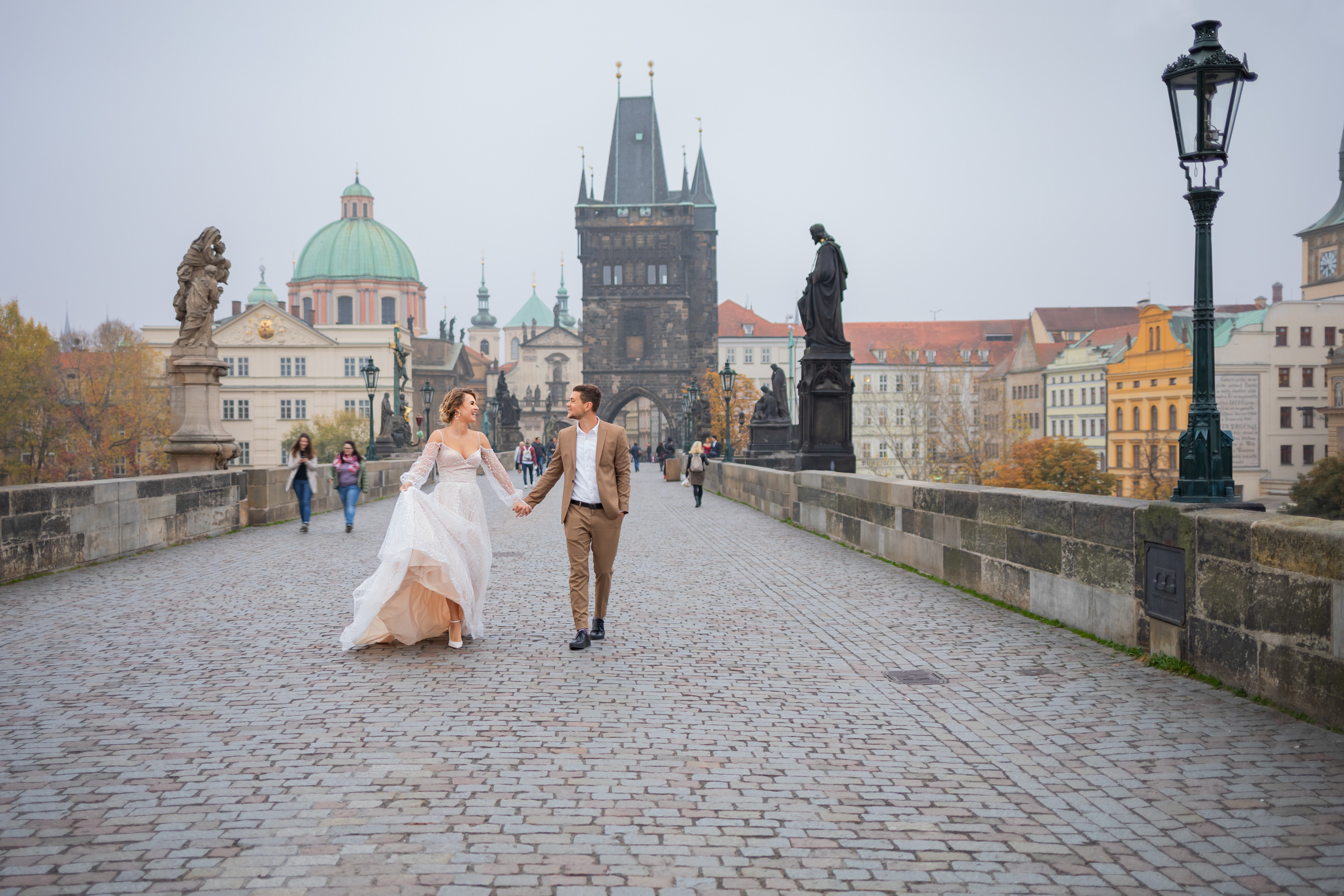 Елена и Максим. Свадебная съемка в Праге. Свадебный и семейный фотограф в Москве Евгения Лисина