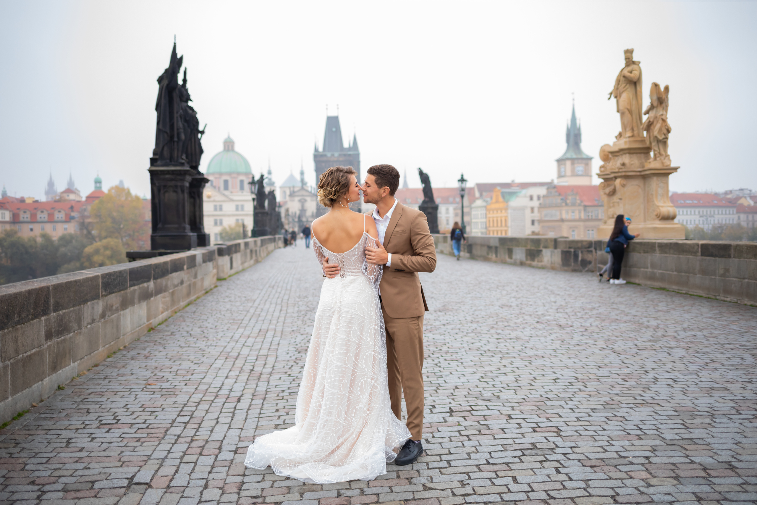 Елена и Максим. Свадебная съемка в Праге. Свадебный и семейный фотограф в Москве Евгения Лисина
