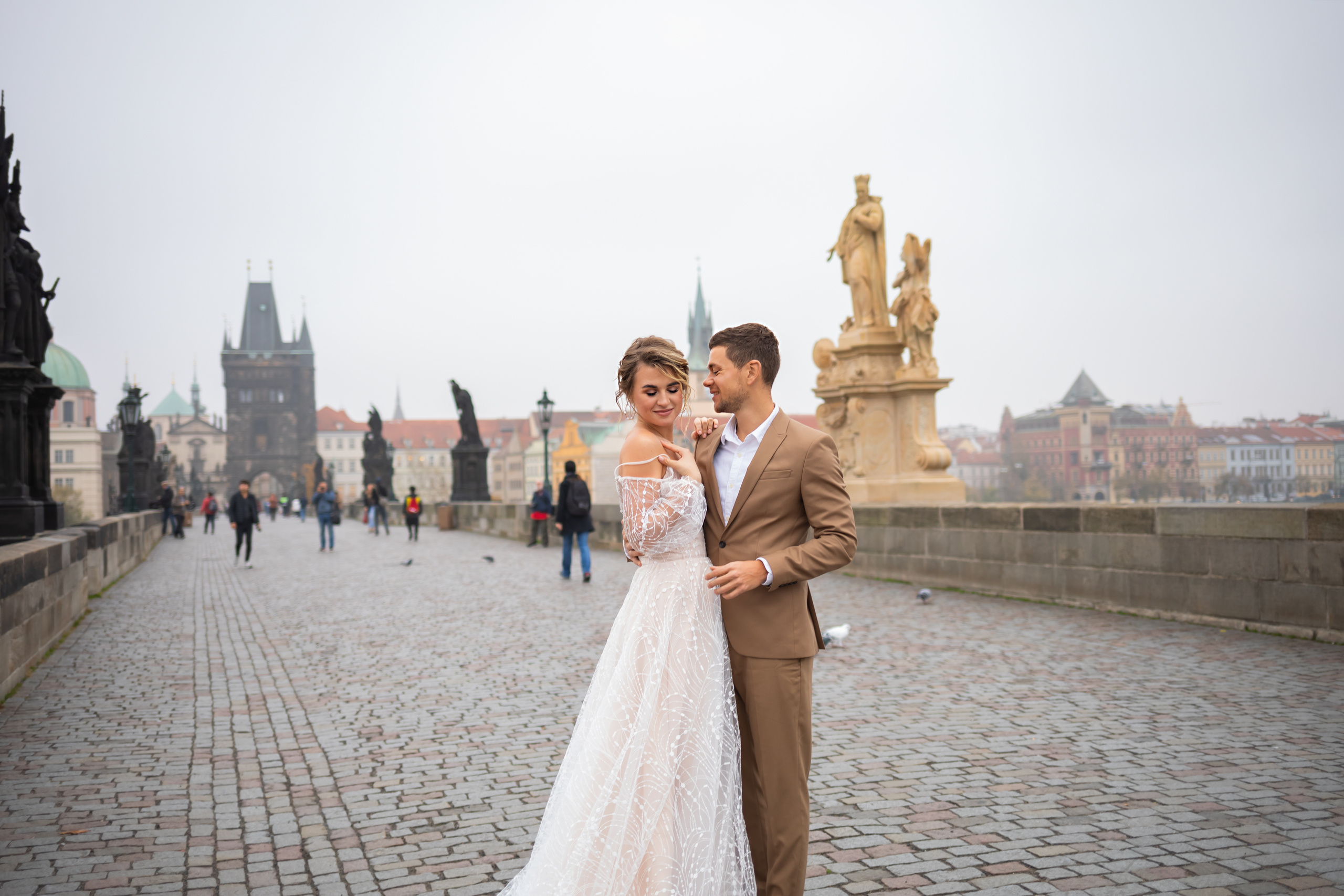 Елена и Максим. Свадебная съемка в Праге. Свадебный и семейный фотограф в Москве Евгения Лисина
