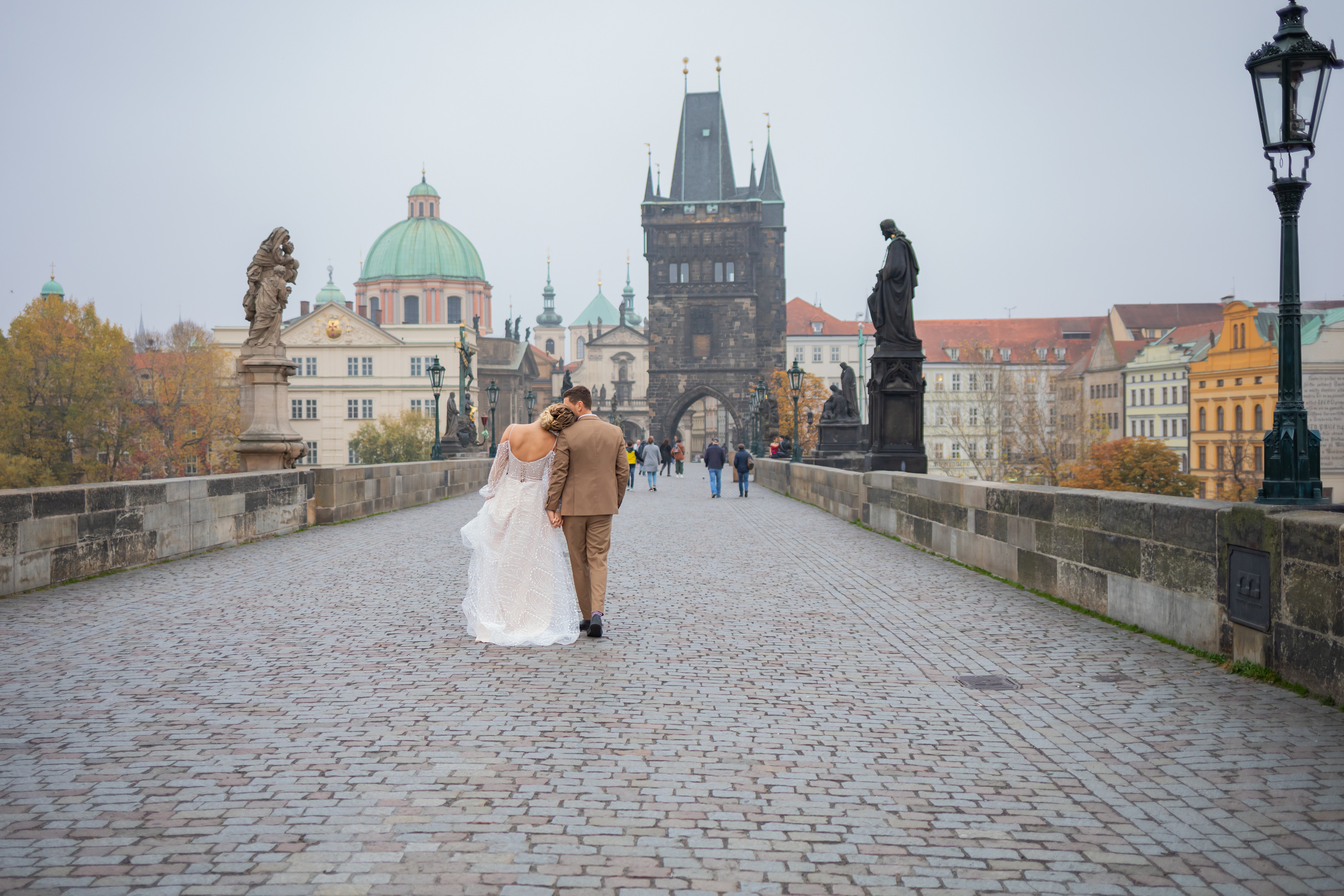Елена и Максим. Свадебная съемка в Праге. Свадебный и семейный фотограф в Москве Евгения Лисина
