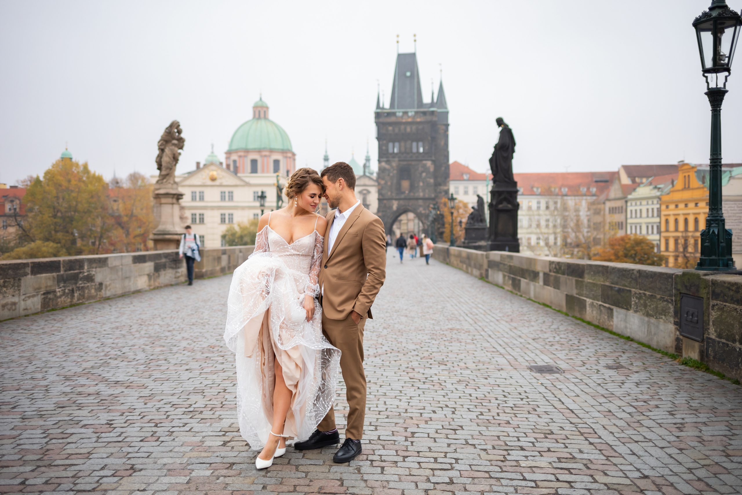 Елена и Максим. Свадебная съемка в Праге. Свадебный и семейный фотограф в Москве Евгения Лисина