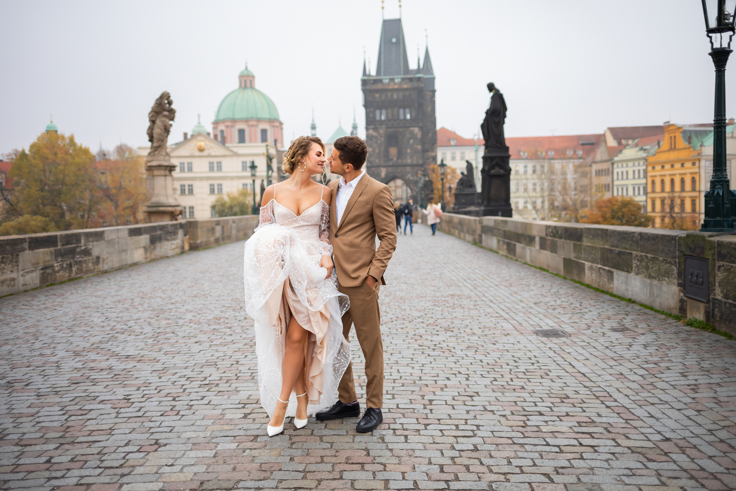 Елена и Максим. Свадебная съемка в Праге. Свадебный и семейный фотограф в Москве Евгения Лисина