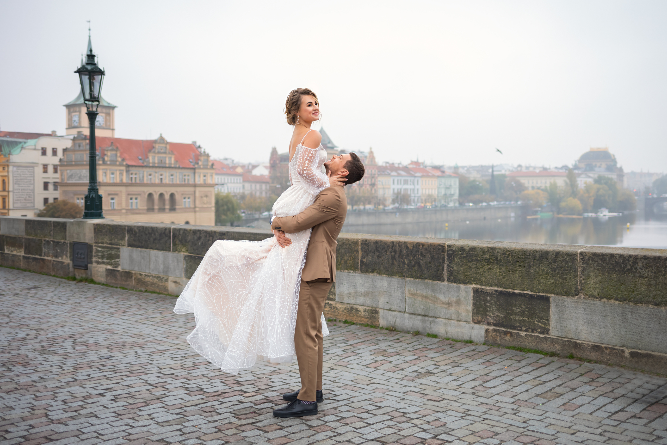 Елена и Максим. Свадебная съемка в Праге. Свадебный и семейный фотограф в Москве Евгения Лисина