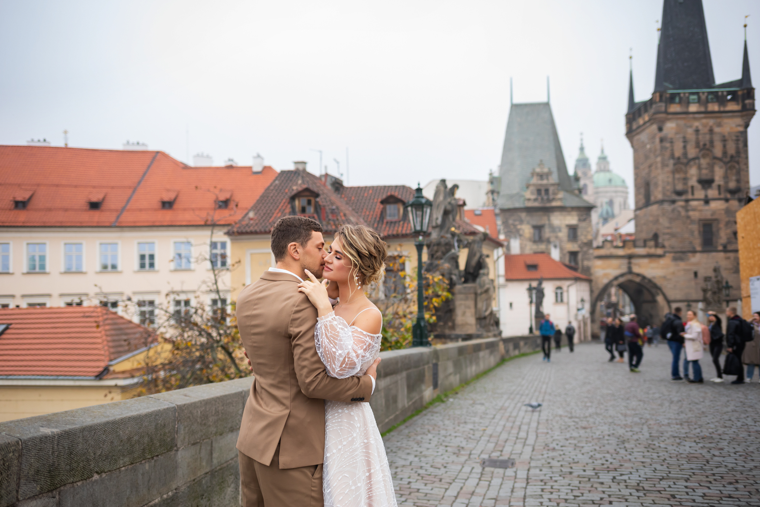 Елена и Максим. Свадебная съемка в Праге. Свадебный и семейный фотограф в Москве Евгения Лисина