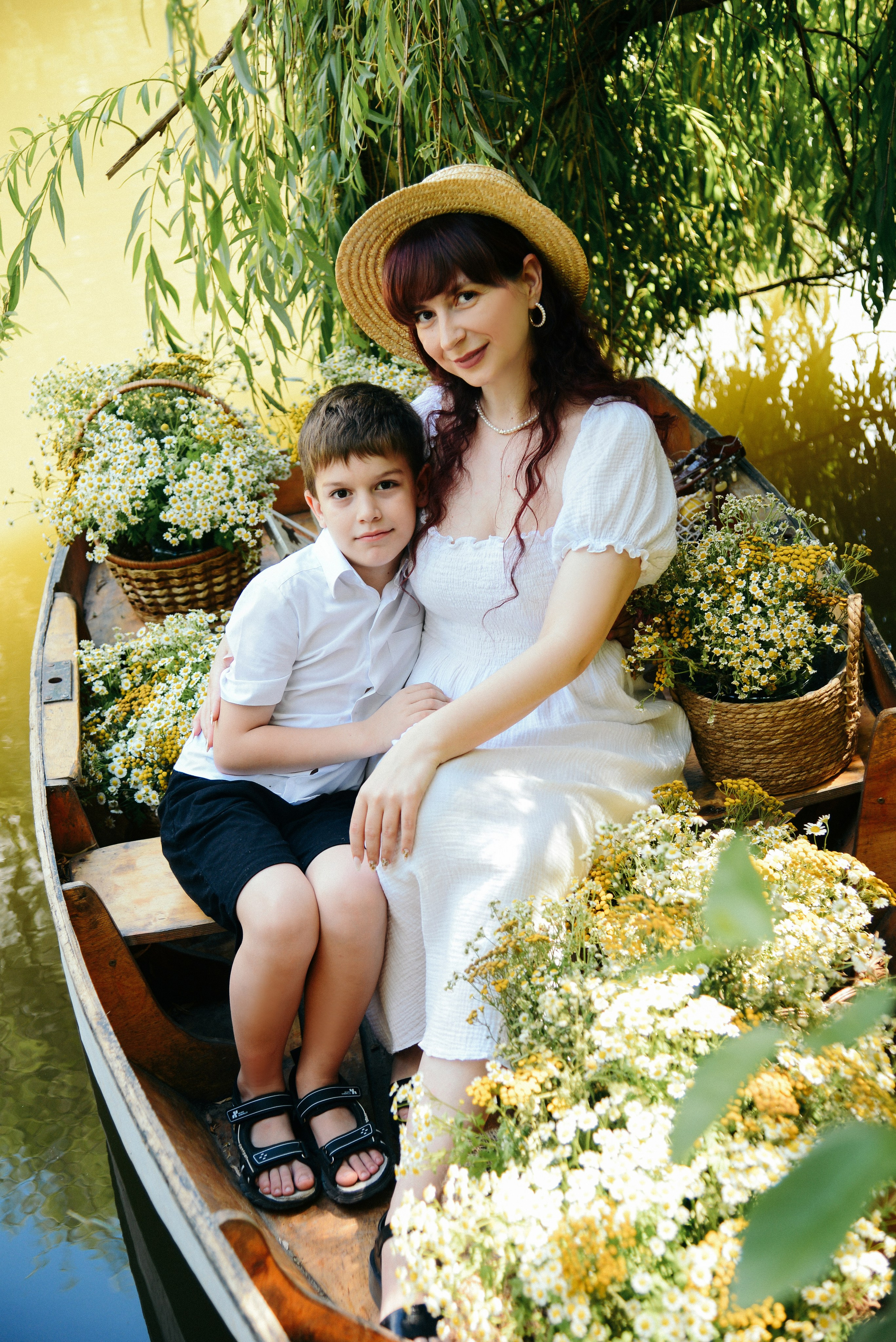 Вера, ромашки и Рома). Фотограф Ярута Оксана / Ростов-на-Дону