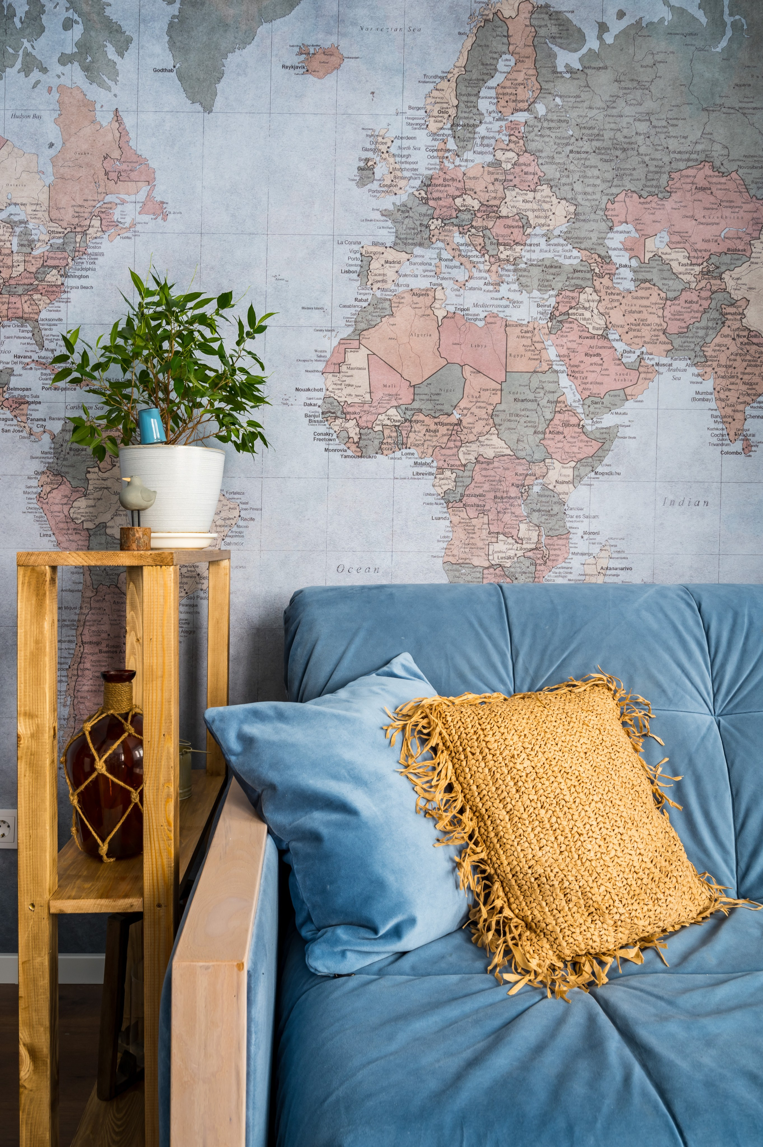 Евродвушка в морском стиле для сдачи в аренду. Интерьерный Фотограф Москва Криста FLY Труфанова