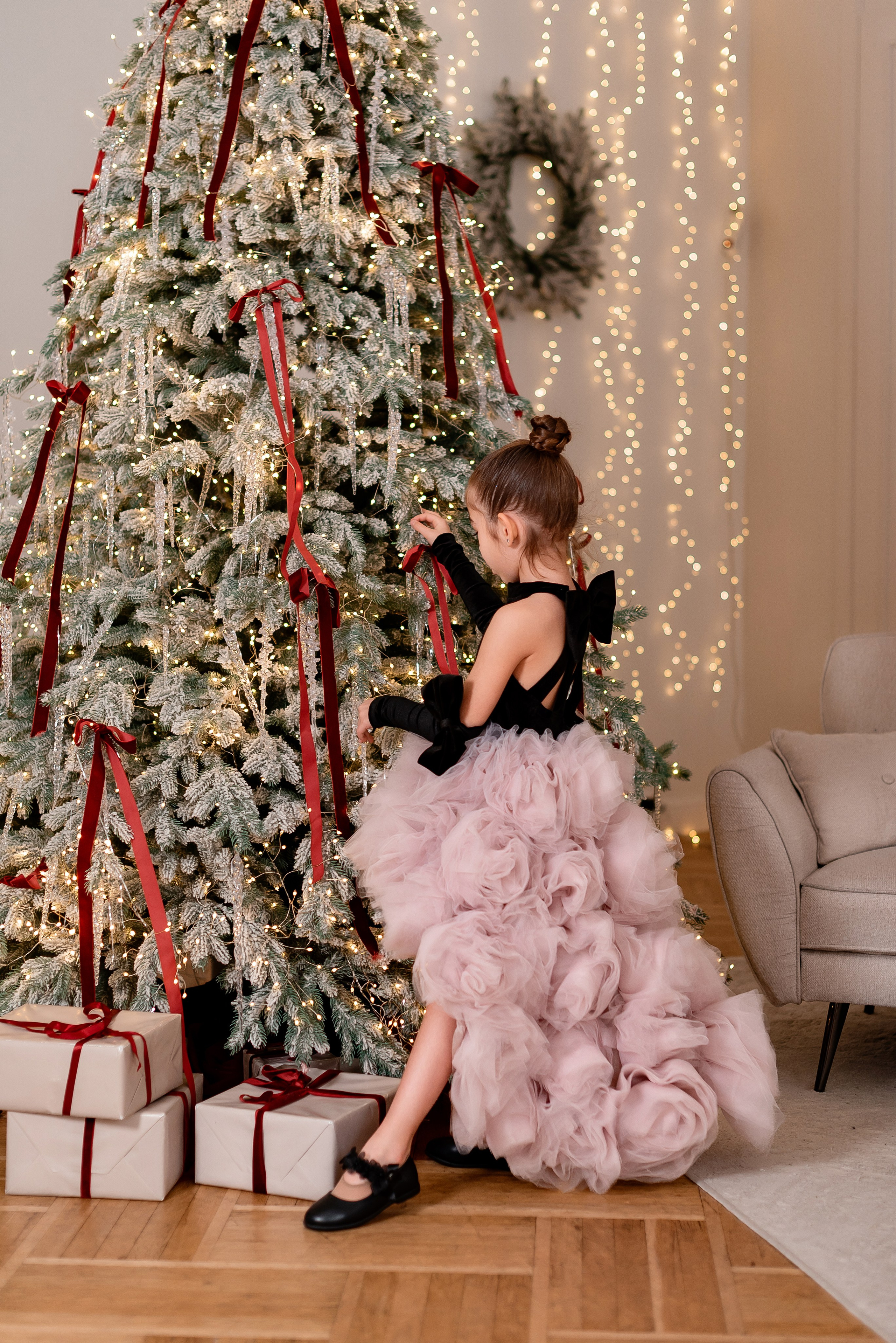 Юля и Варя Новогодняя. Фотограф Татьяна Иванчикова