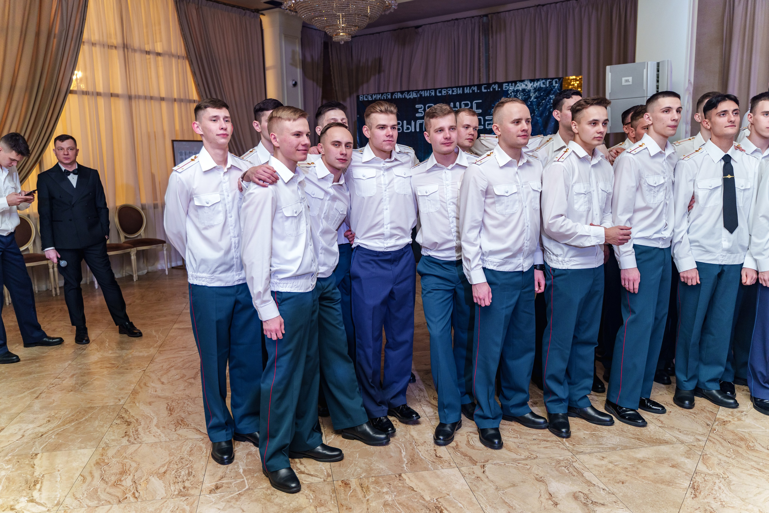 Фотосъемка выпуска военной академии и вручение дипломов