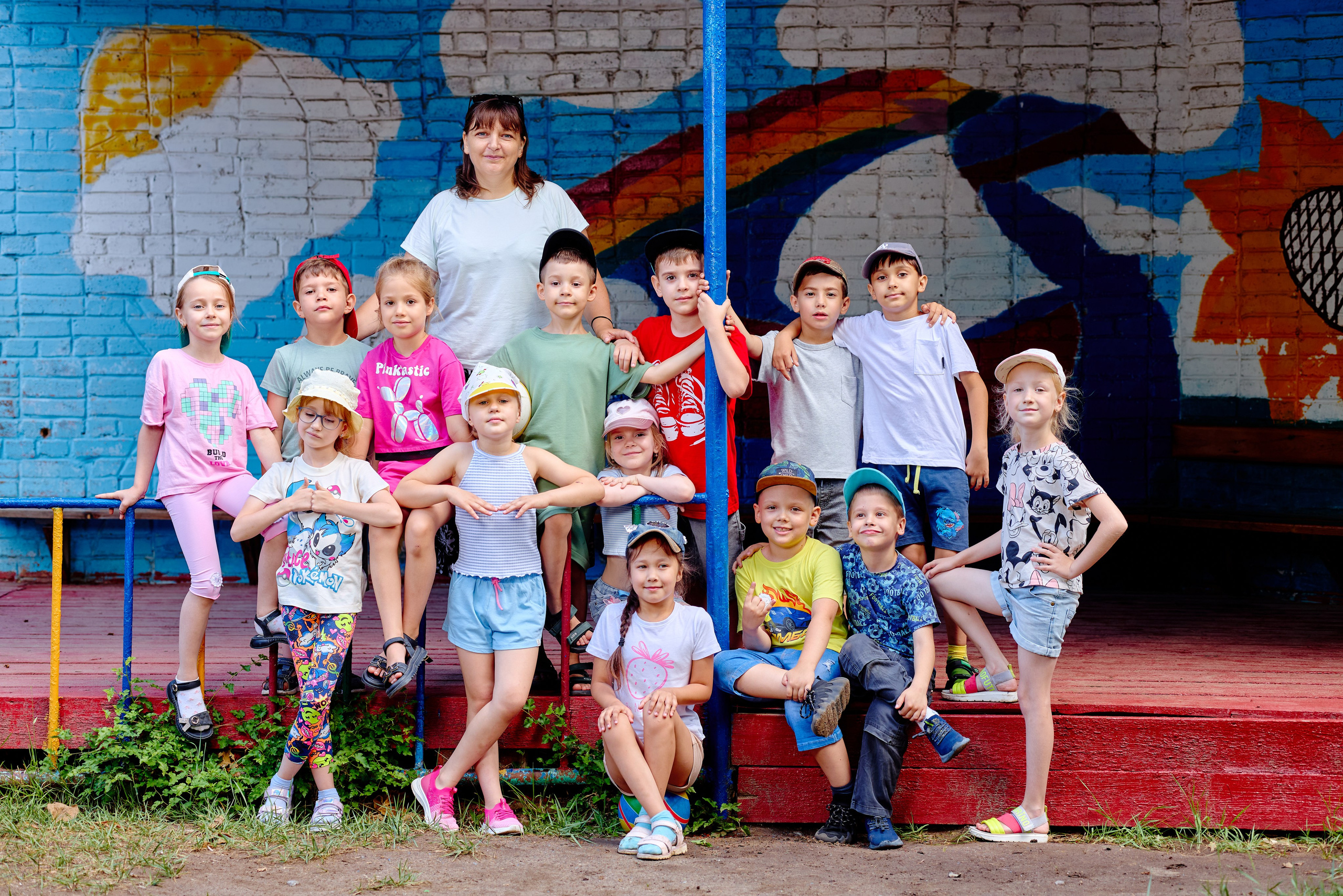 Пример летней съемки в детском саду № 92 Старшая группа Радуга. Фотограф Выпускные альбомы Таганрог Сергей Коробченко