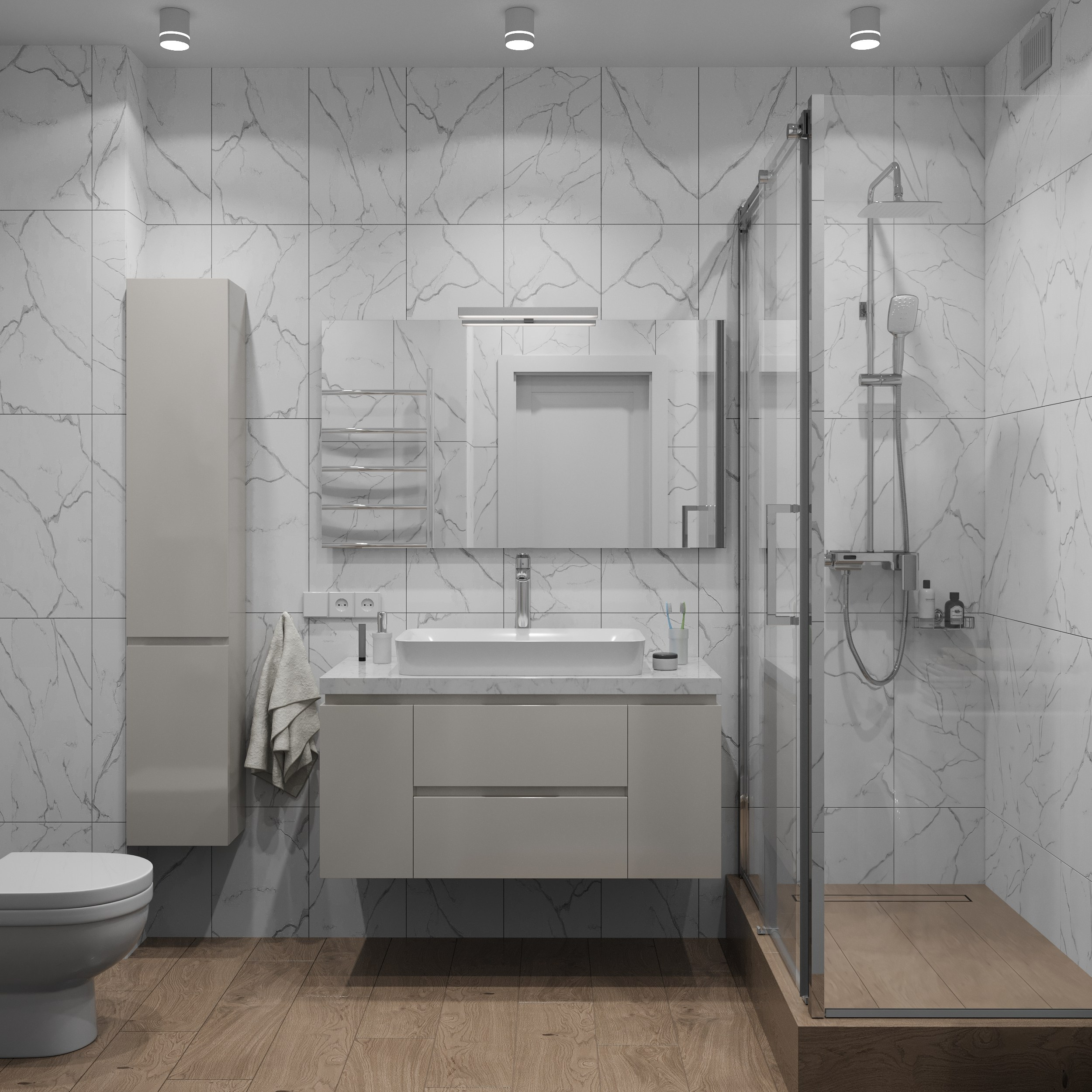 Визуализация ванной комнаты