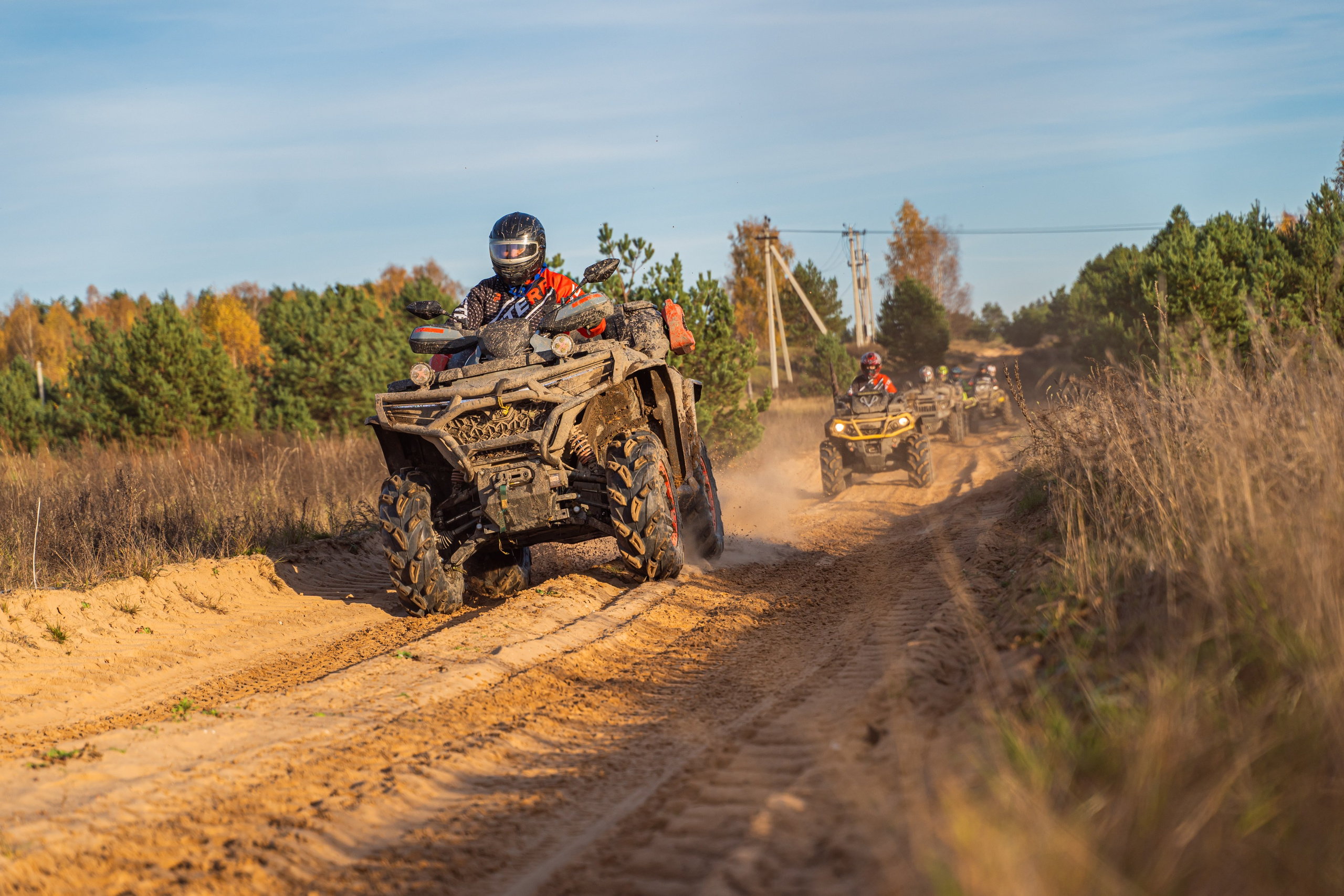 Квадровыезд- фоторепортаж Псковская область. Свадебный, семейный, портретный, репортажный фотограф в Санкт-Петербурге