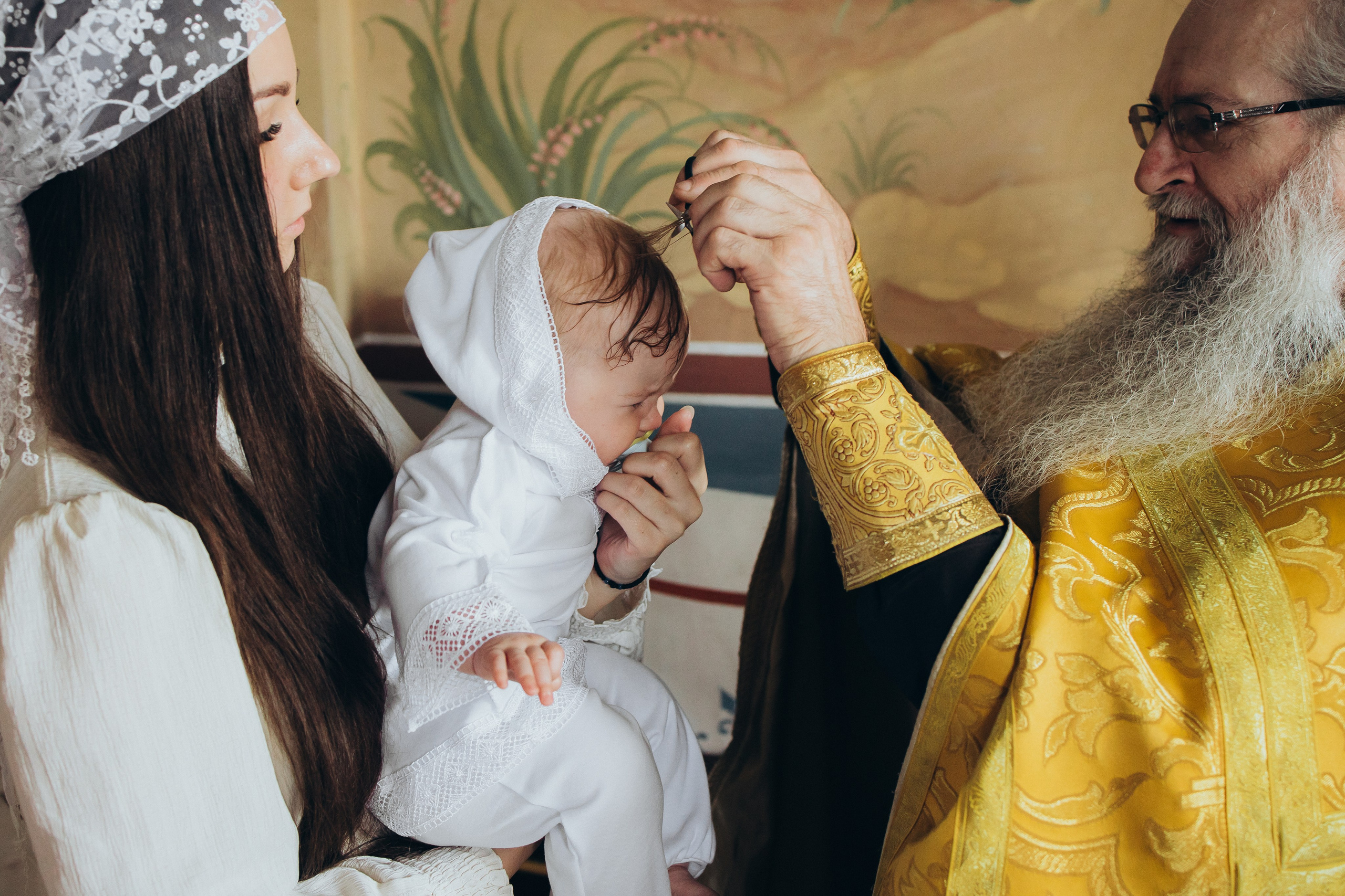 Таинство Крещения Деи в церкви Троицы Живоначальной в Карабанове. Детский и семейный фотограф в Пушкино, Мытищи, Москва Сергеева Светлана