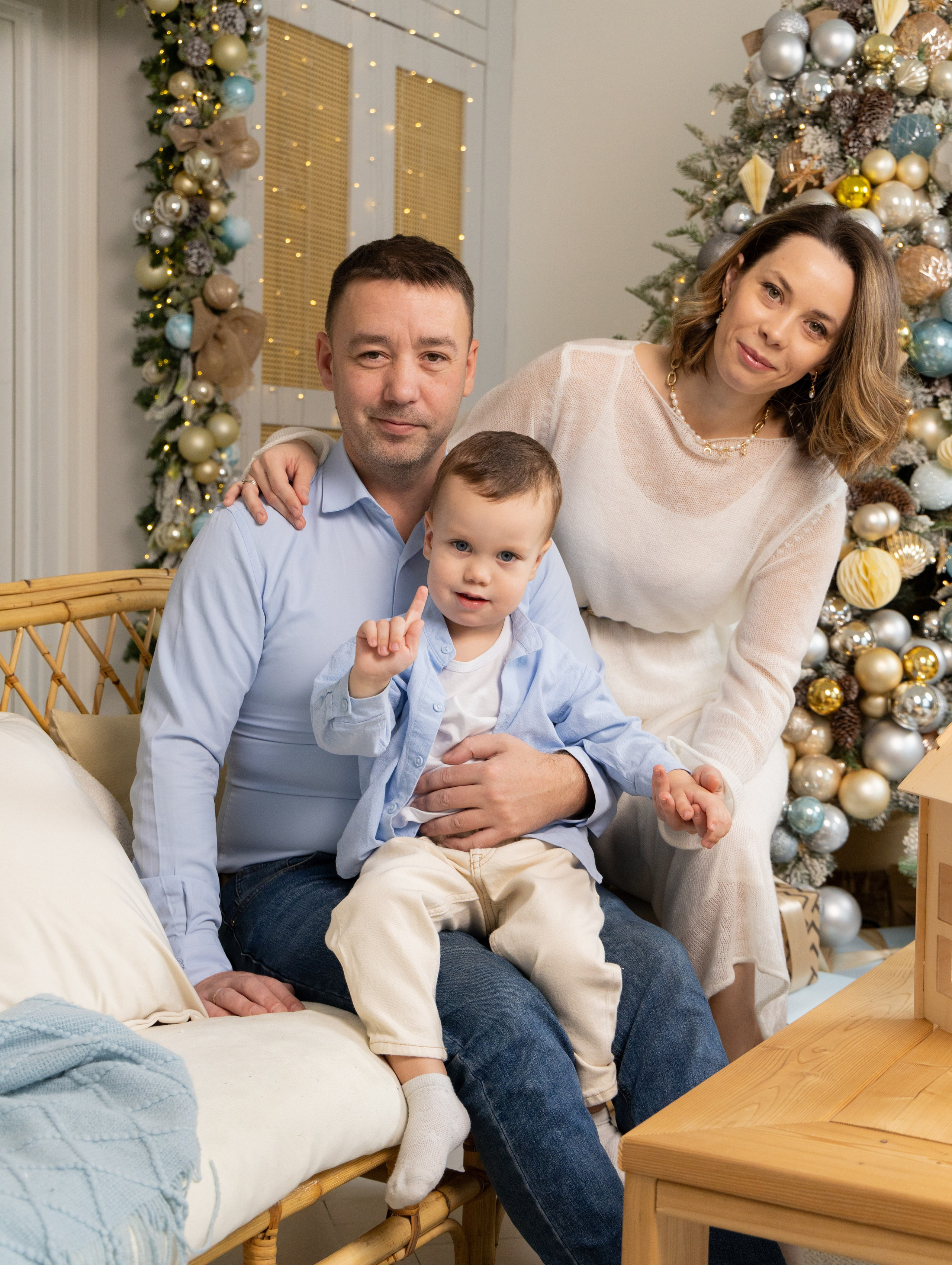 Новогодняя семейная съемка. Фотограф в Новосибирске Анна Полторацкая