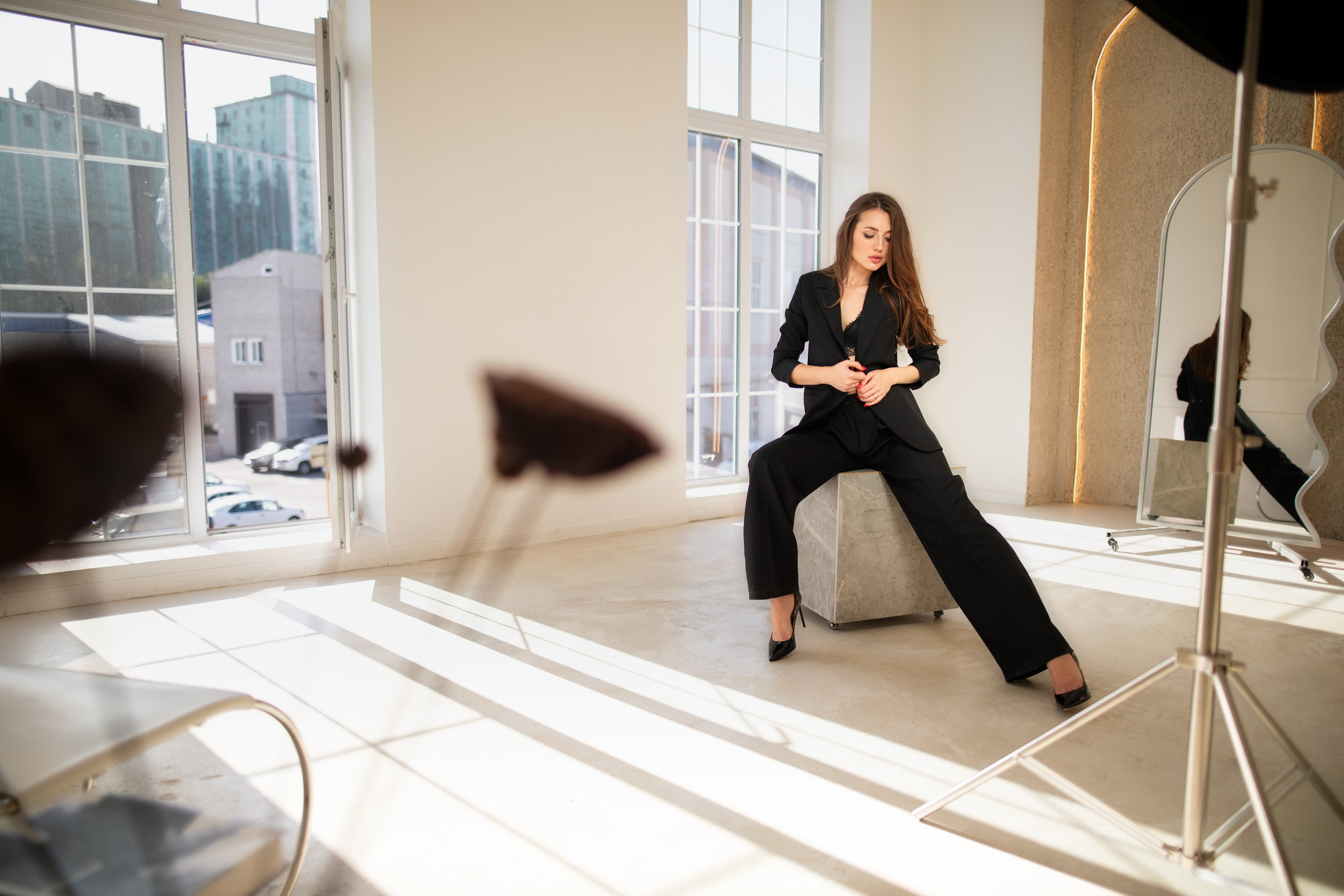 Съемка с Анастасией в интерьерной студии в формате для «себя»