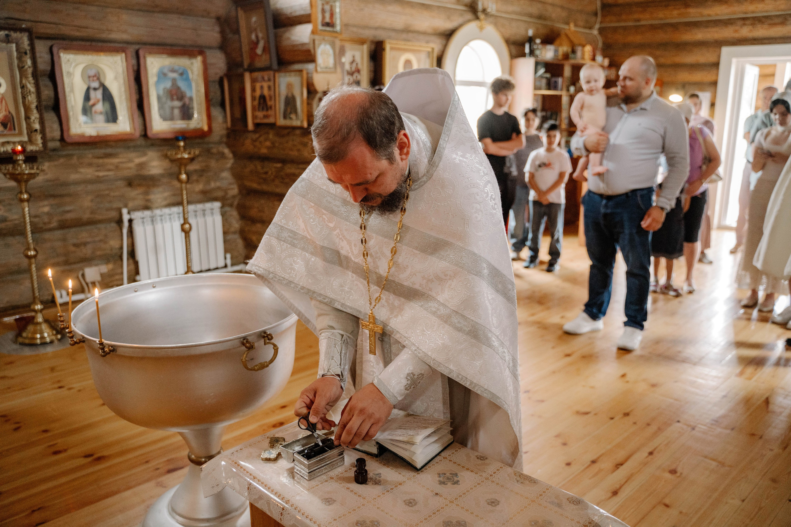 Крещение Ромы. Свадебный и семейный фотограф в Калуге Анна Киреева