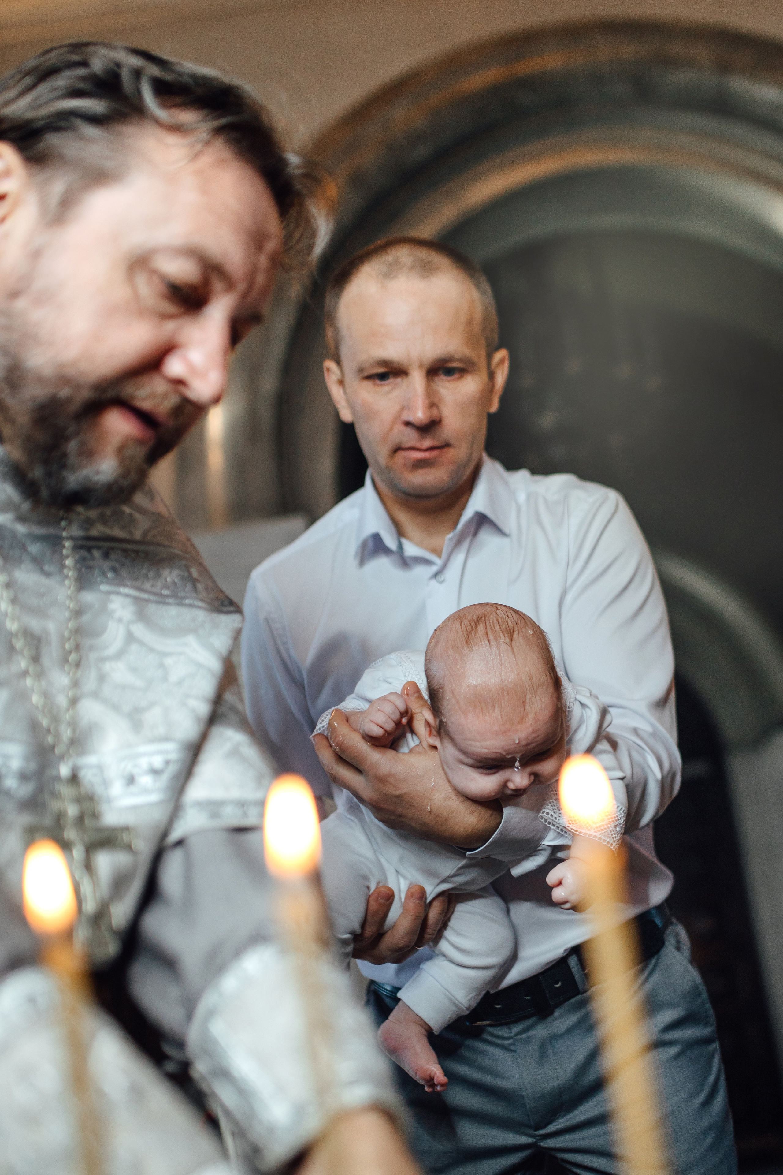 Крещение Тимура храм иконы Всех Скорбящих Радость, октябрь 2024