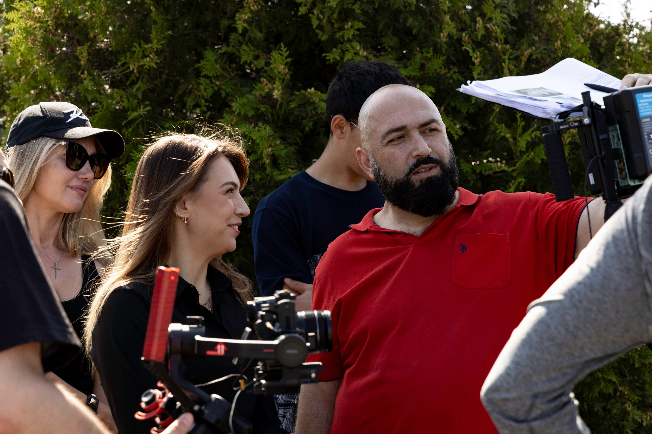 Бэкстэйдж докуметального фильма «Мой папа герой». Olya Posnimay