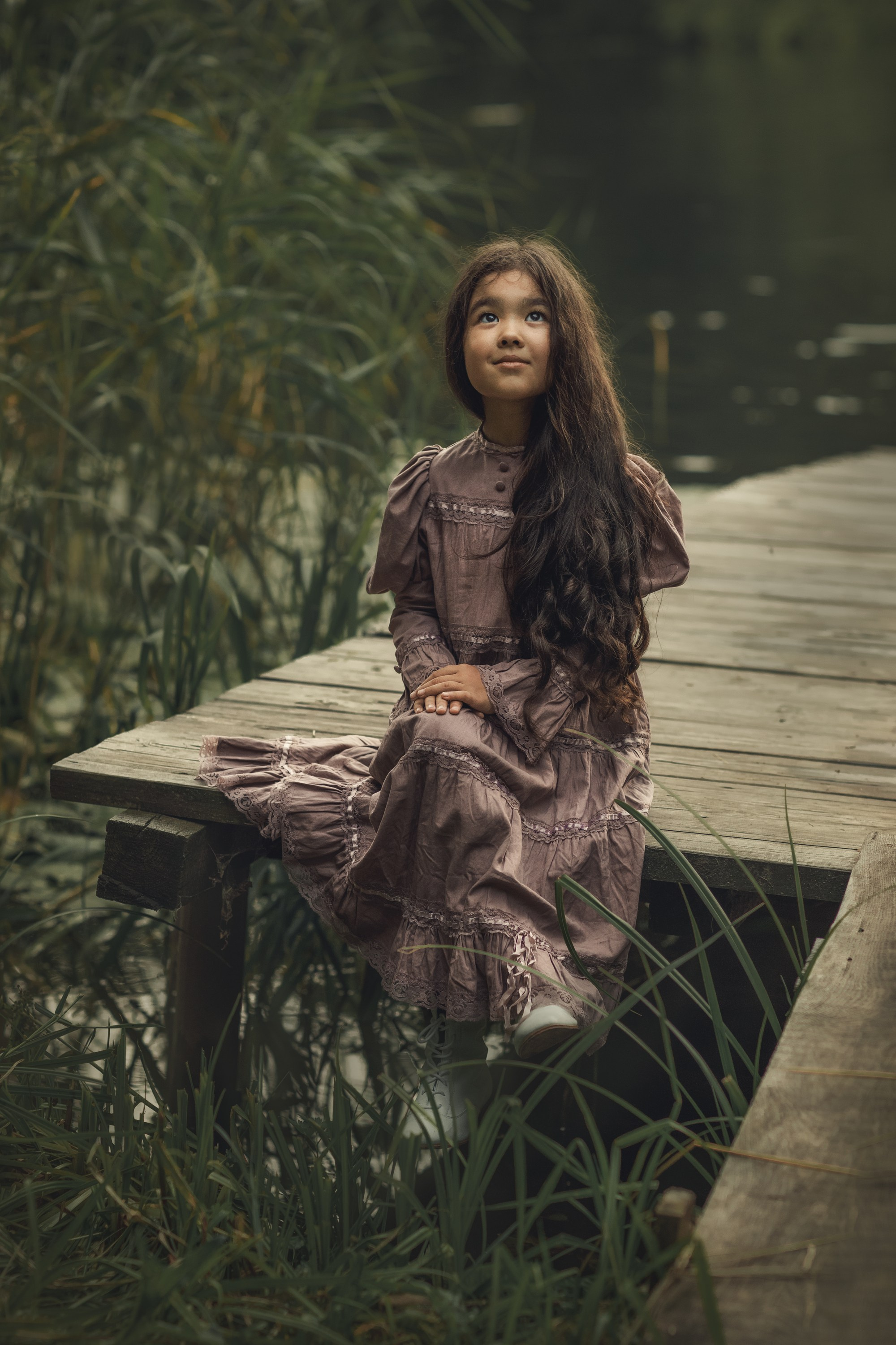 детский портрет, фото ребенка на природе, детская фотосессия, красивая детская фотография, улыбчивый ребенок на фото