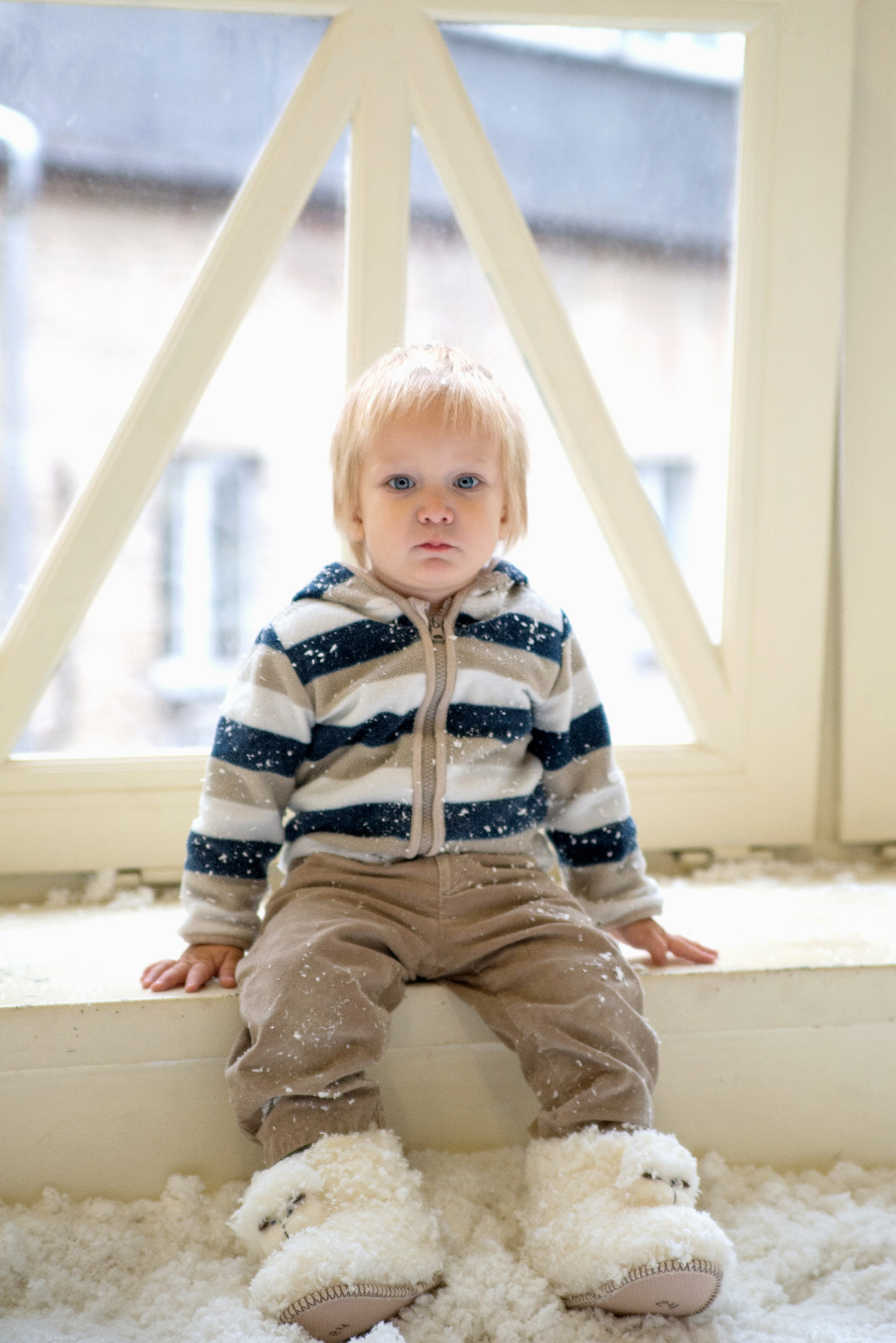 Дети в снежной студии. Фотограф и дизайнер в Москве Екатерина Лобачева