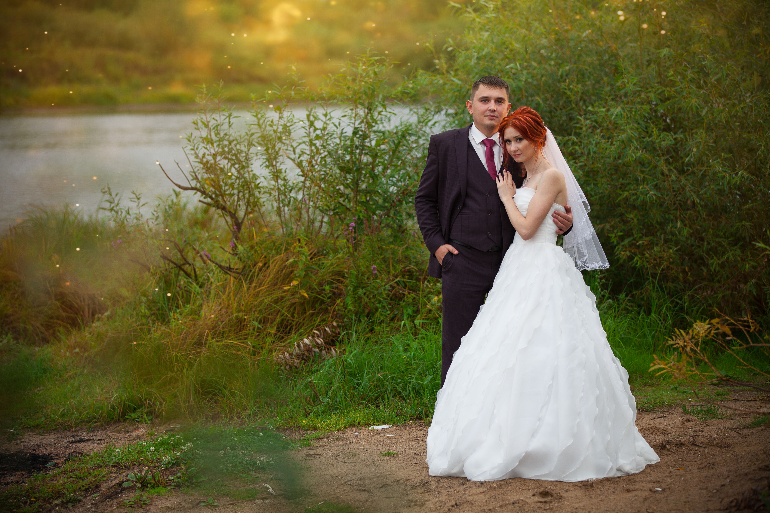 свадебная фотосессия на природе