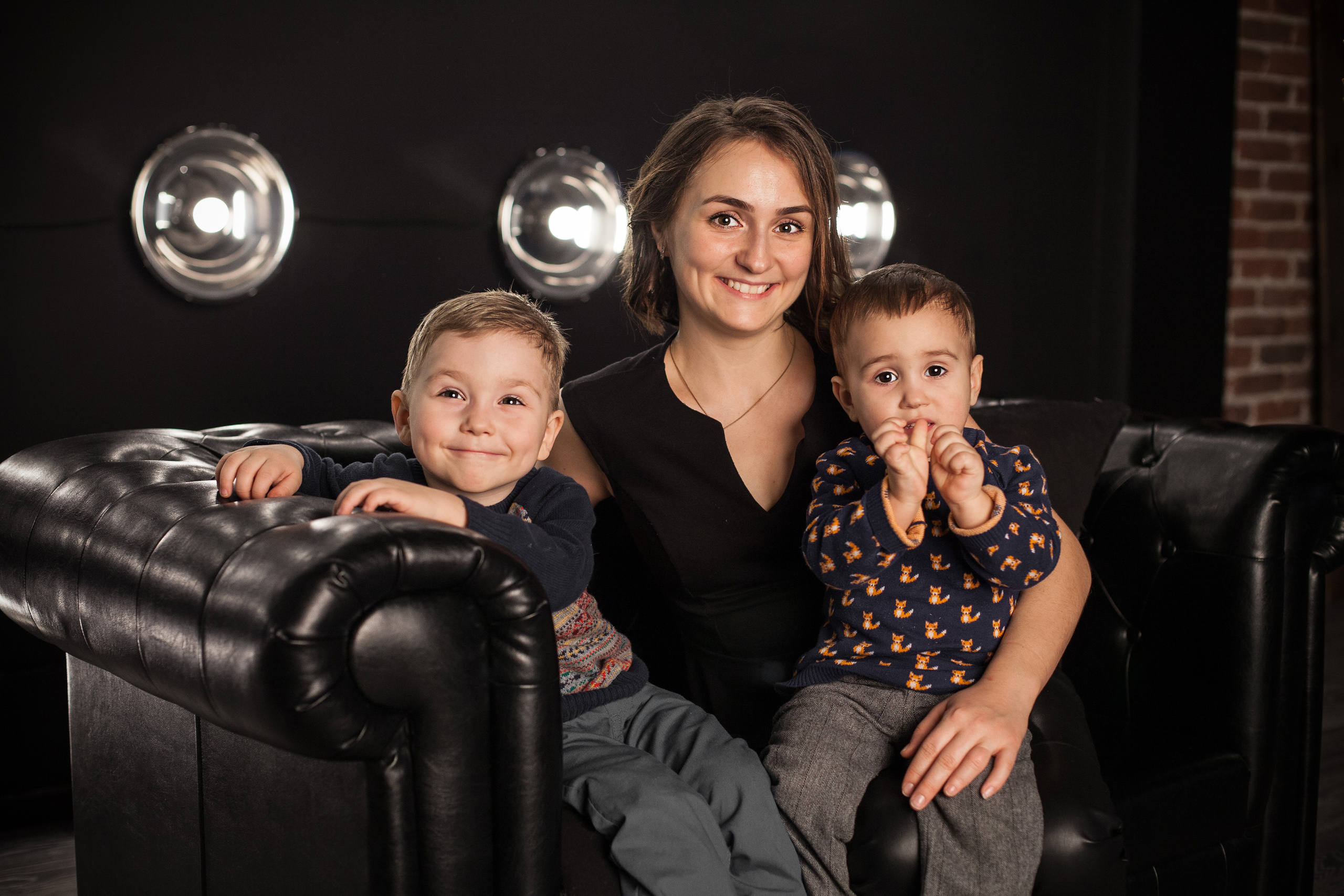 Семейная фотосессия в студии. Семейный, школьный фотограф в Нижнем Новгороде Елена Сентюрева