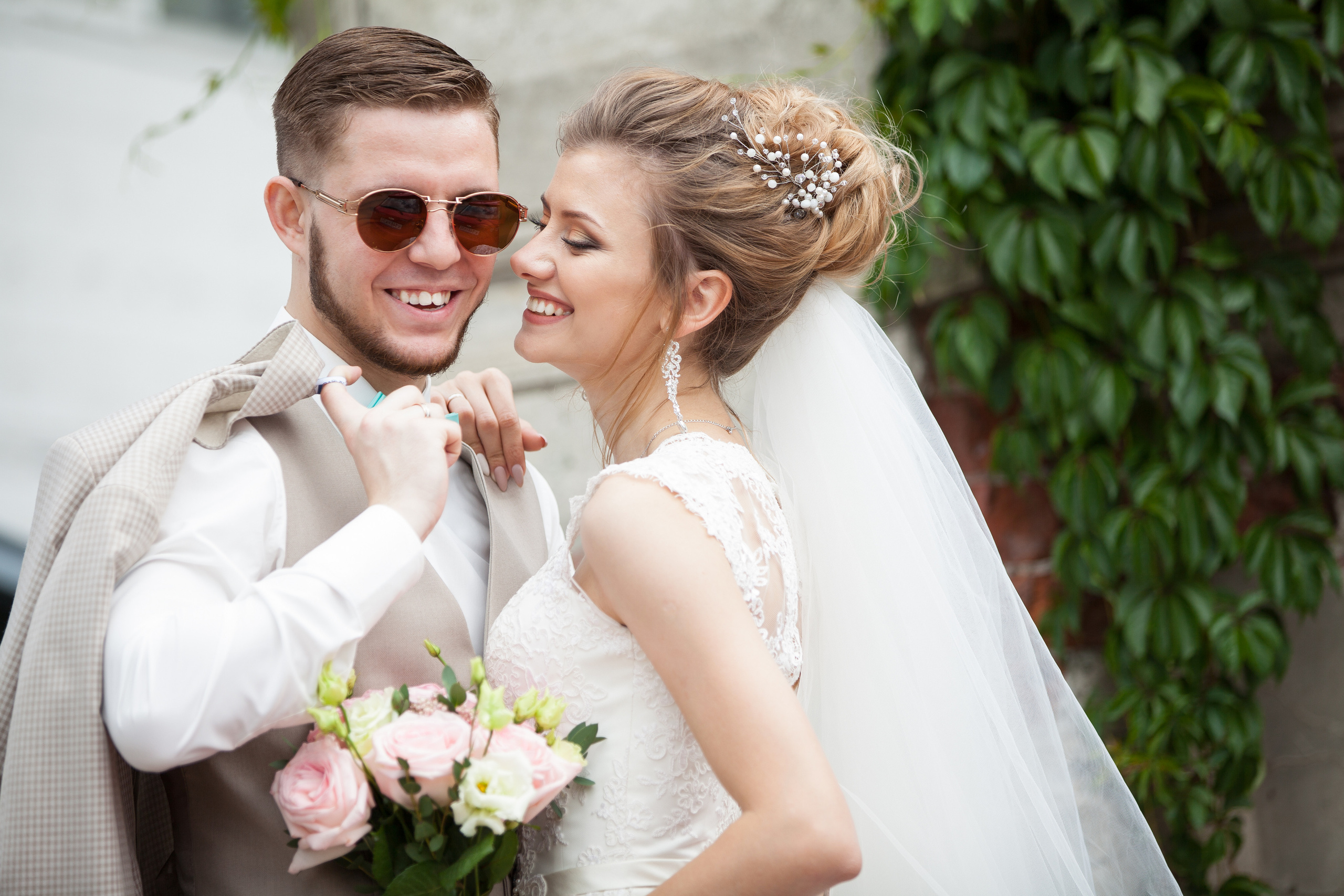 красивая прогулка на свадьбу 