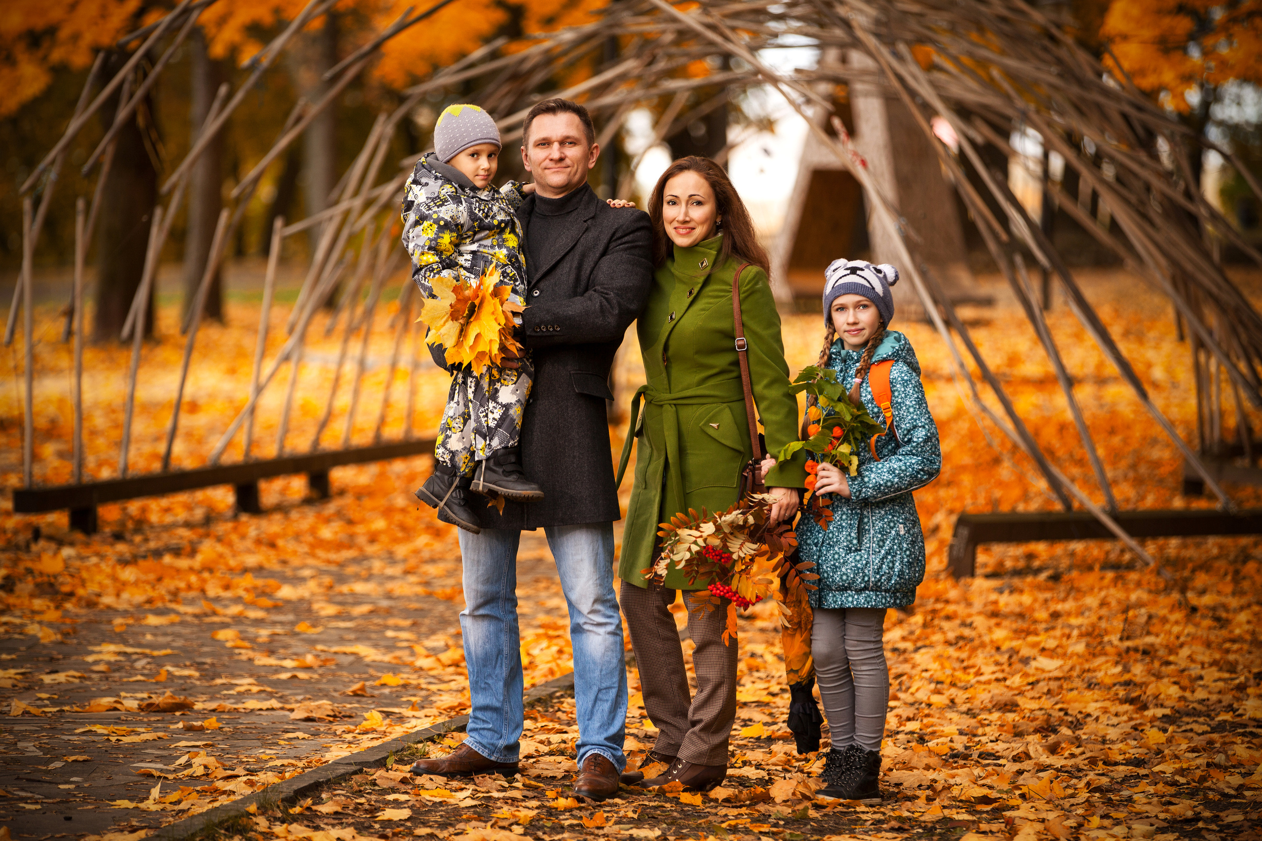 Семейная фотосессия на прогулке. Семейный, школьный фотограф в Нижнем Новгороде Елена Сентюрева