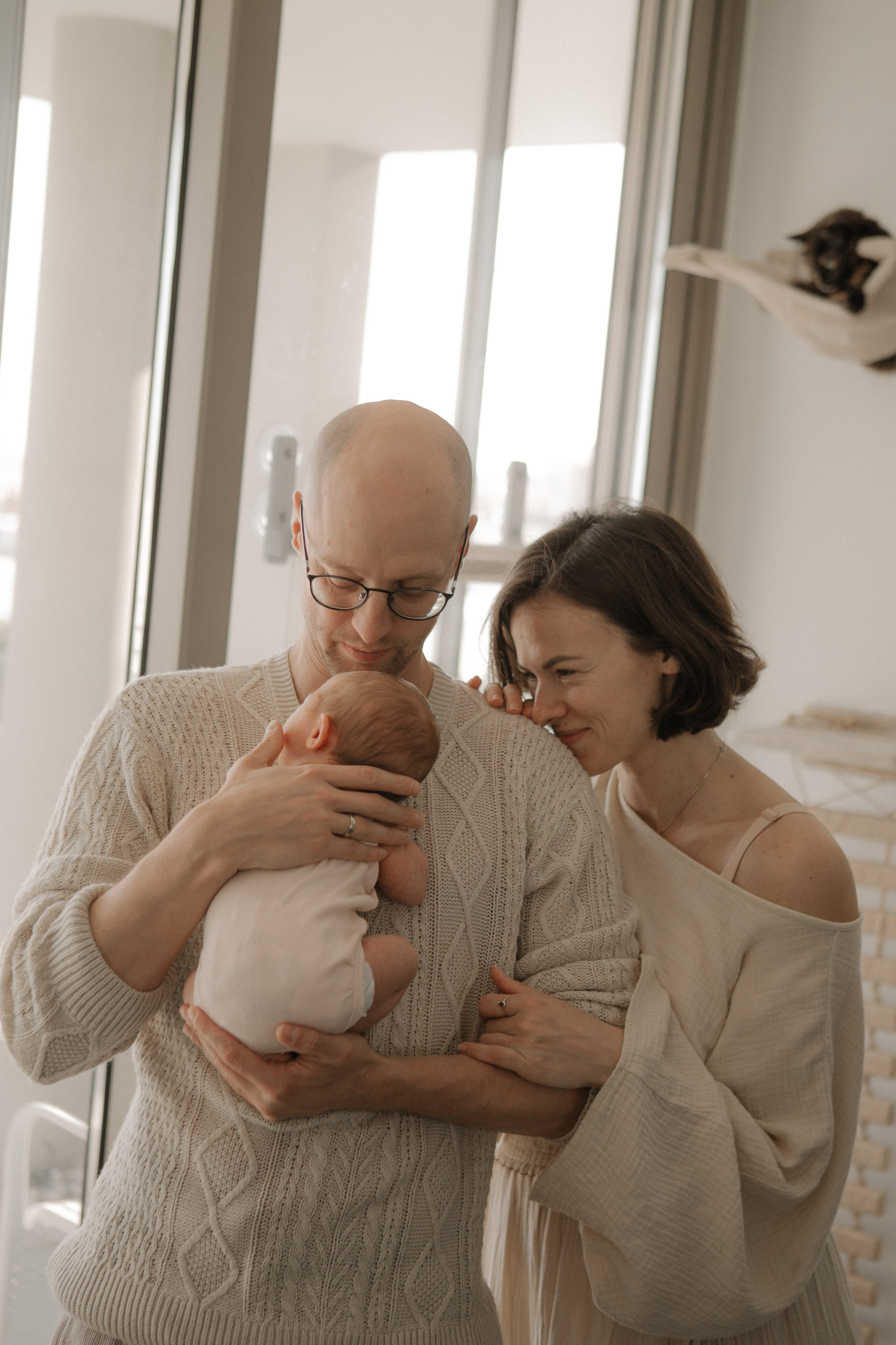 Kira + Katya & Igor. Portrait, family and pet photographer in Cyprus, Ksenia Bourdelle