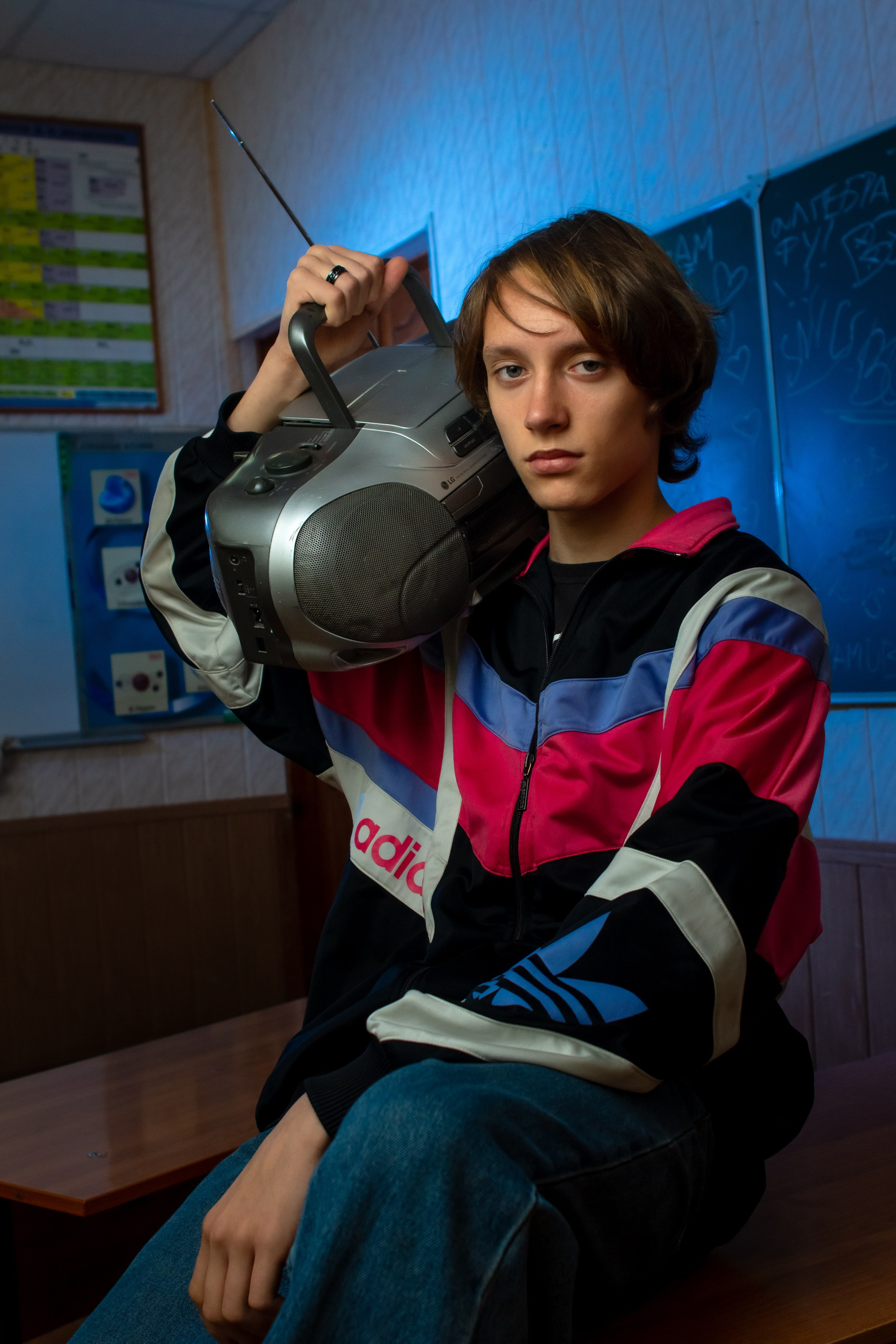 Школьная фотосессия в стиле 90-х для выпукного альбома. Ольга Плаксина фотограф в Саратове