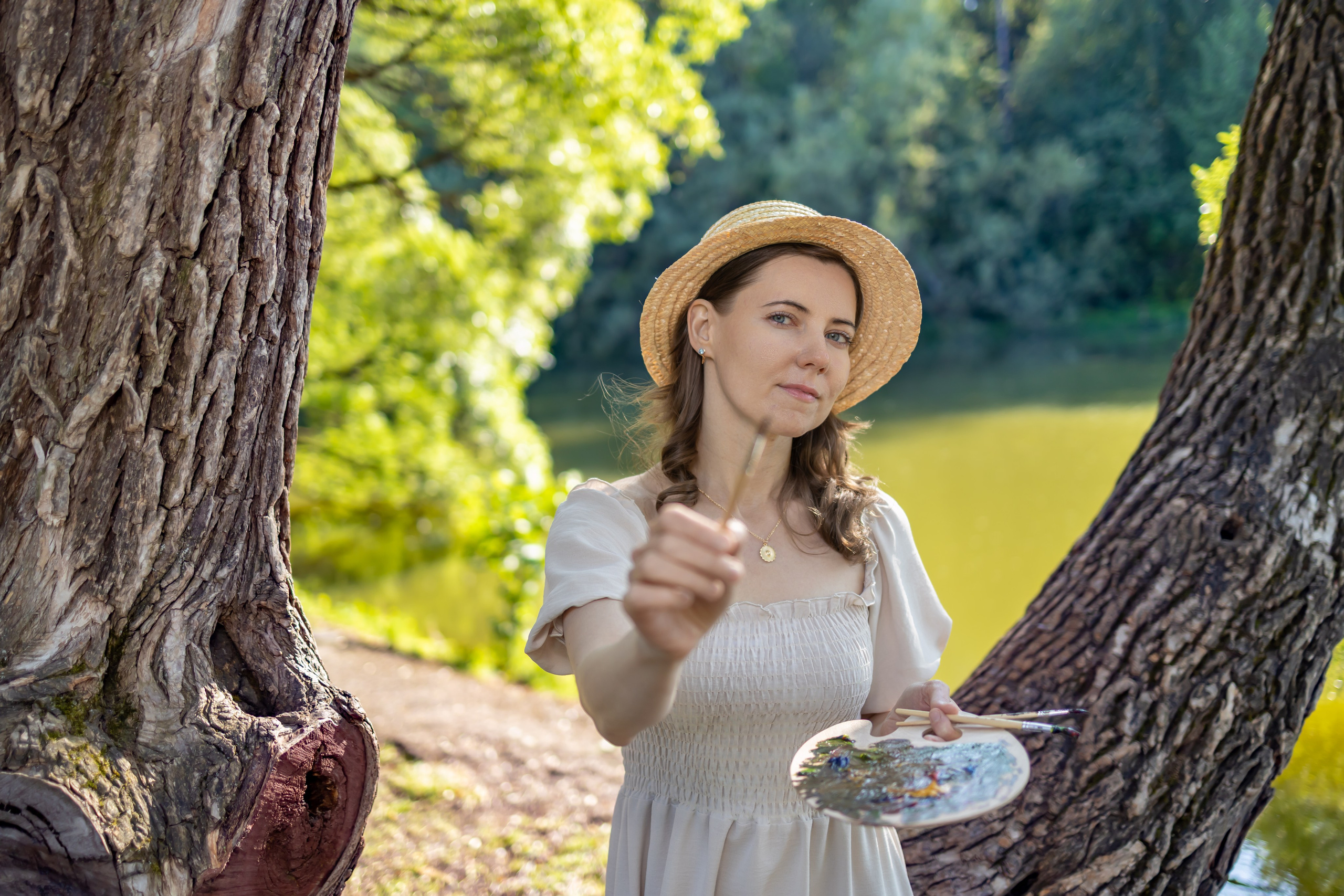 Фотосессия в стиле «Художница». Репортажный, семейный и студийный фотограф в Москве Демин Алексей