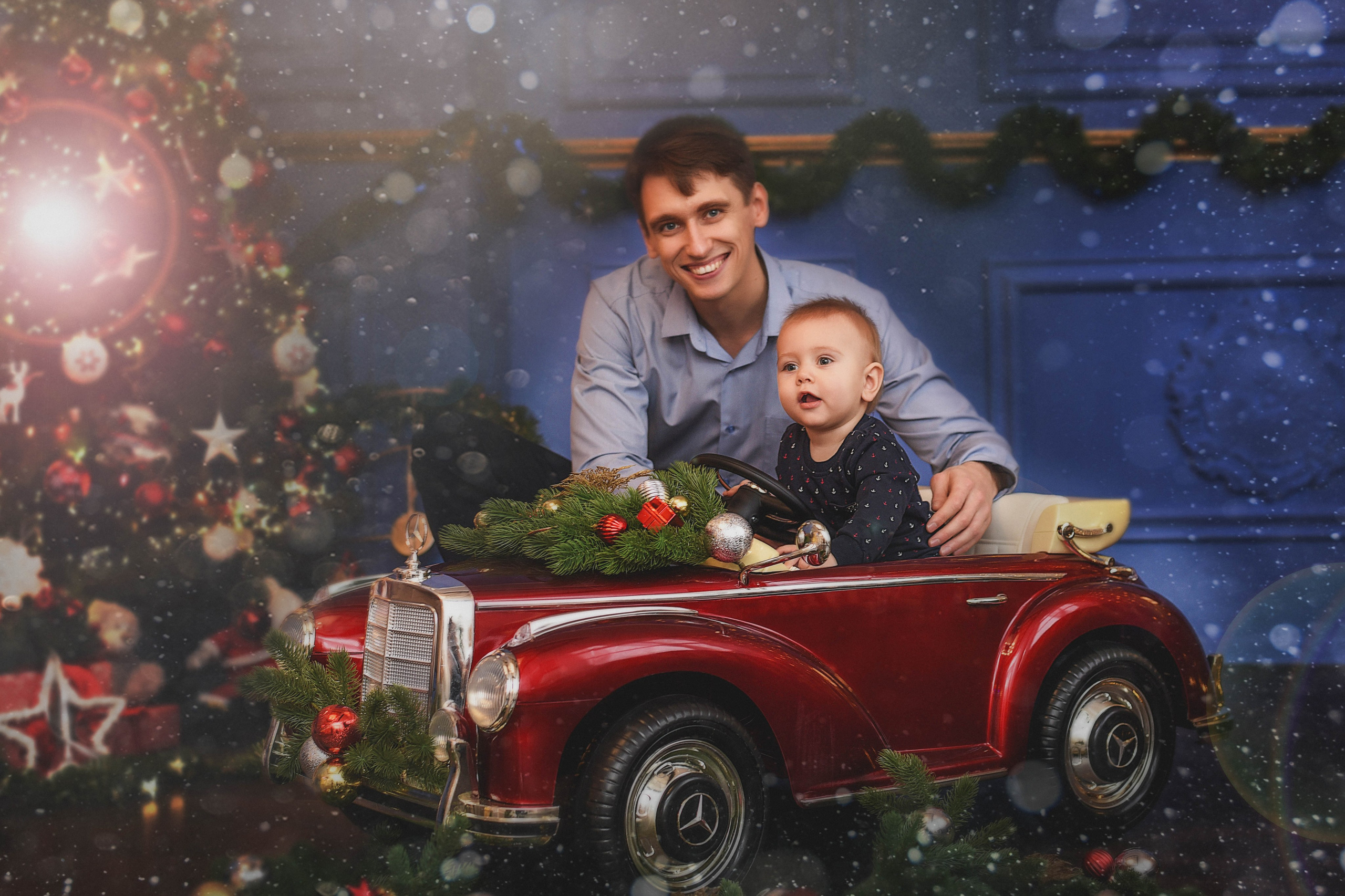 Новогодняя семейная 2. Свадебный, семейный, детский, контент фотограф в Омске Максим Ильин