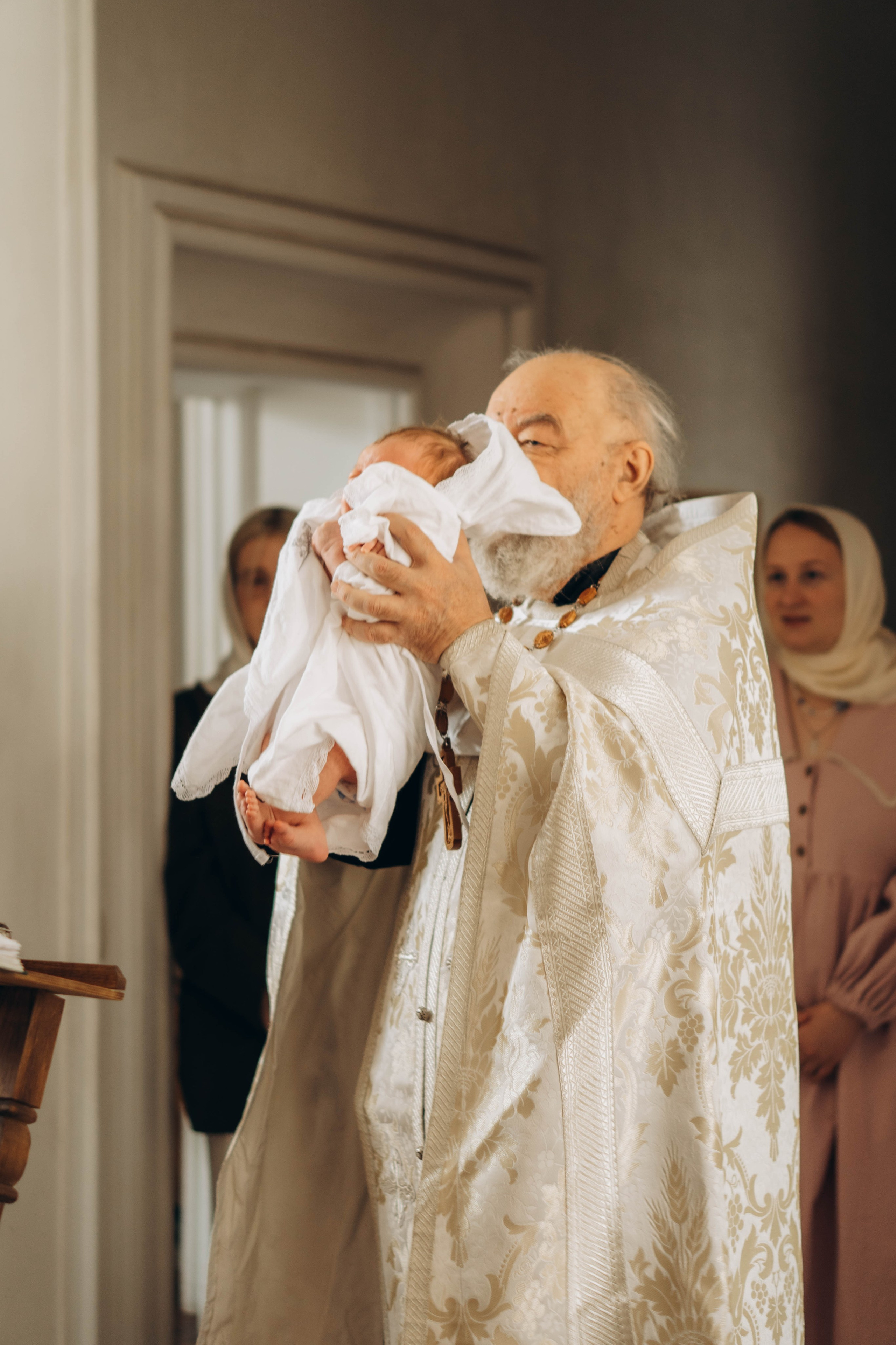 Крещение Миропии Лихов переулок ПСТГУ. Фотограф Москва Валерия Веденина