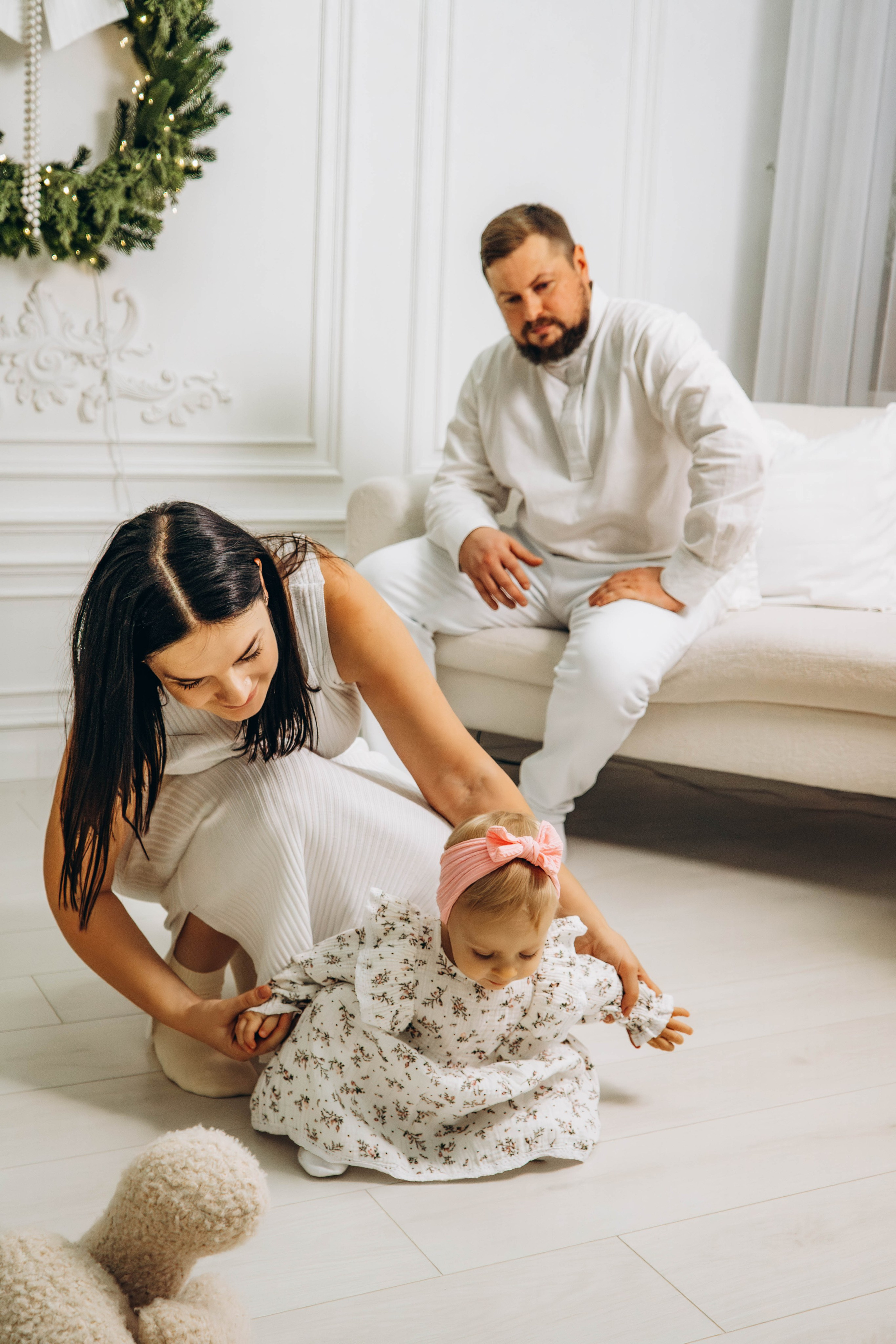 Съемка на годик малышки. Студия «LuLu». Фотограф Москва Валерия Веденина