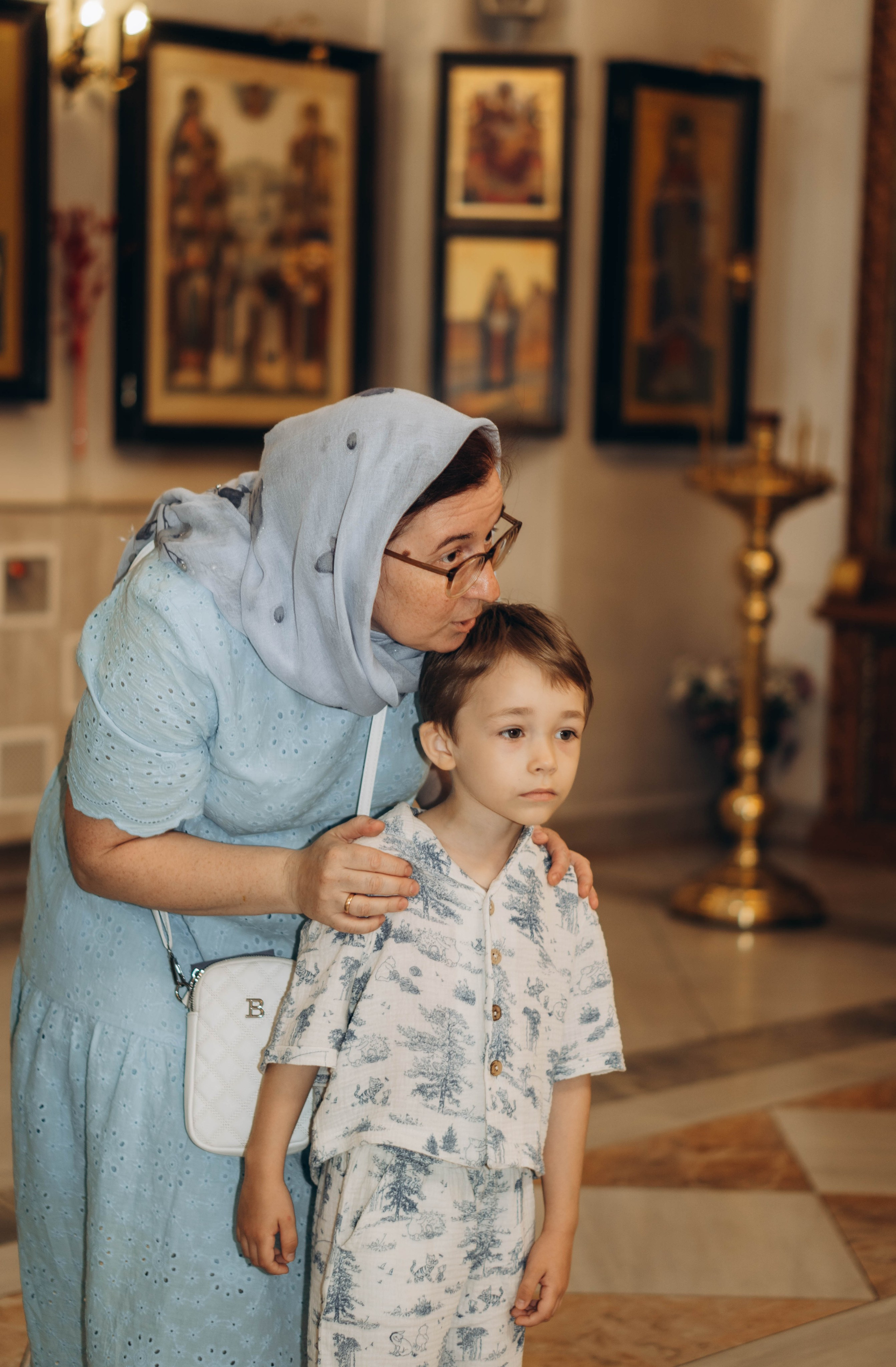 Крещение Тихона Церковь Почаевской иконы Божией Матери в Салтыковке. Фотограф Москва Валерия Веденина