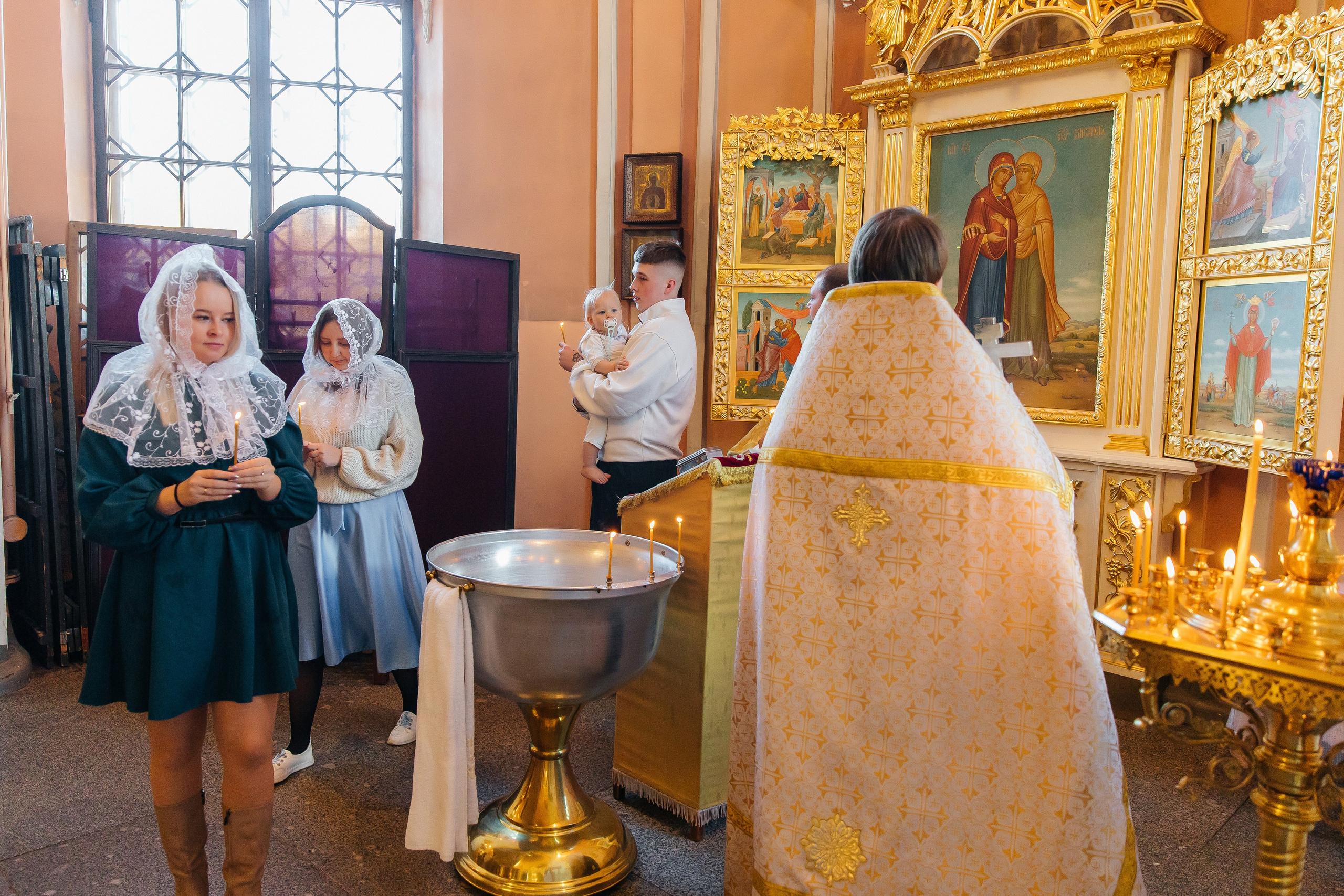 Таинство крещения Макара (18 октября 2025). Свадебный и семейный фотограф Крамар Наталья