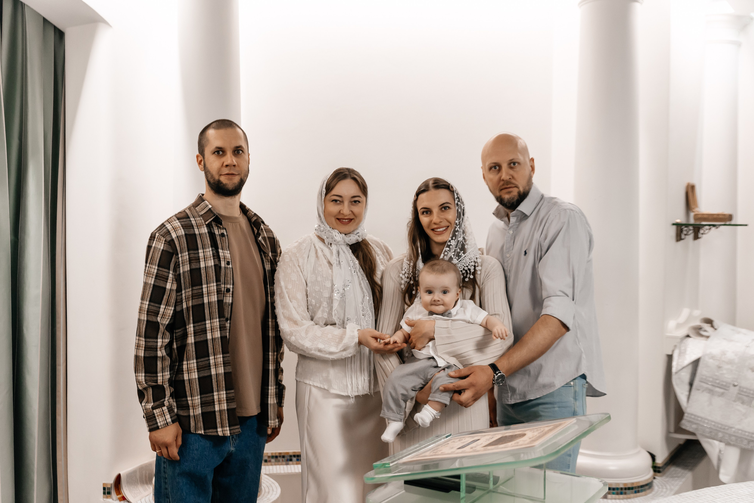 Крещение Леона. Семейный фотограф Минск Усова Ольга