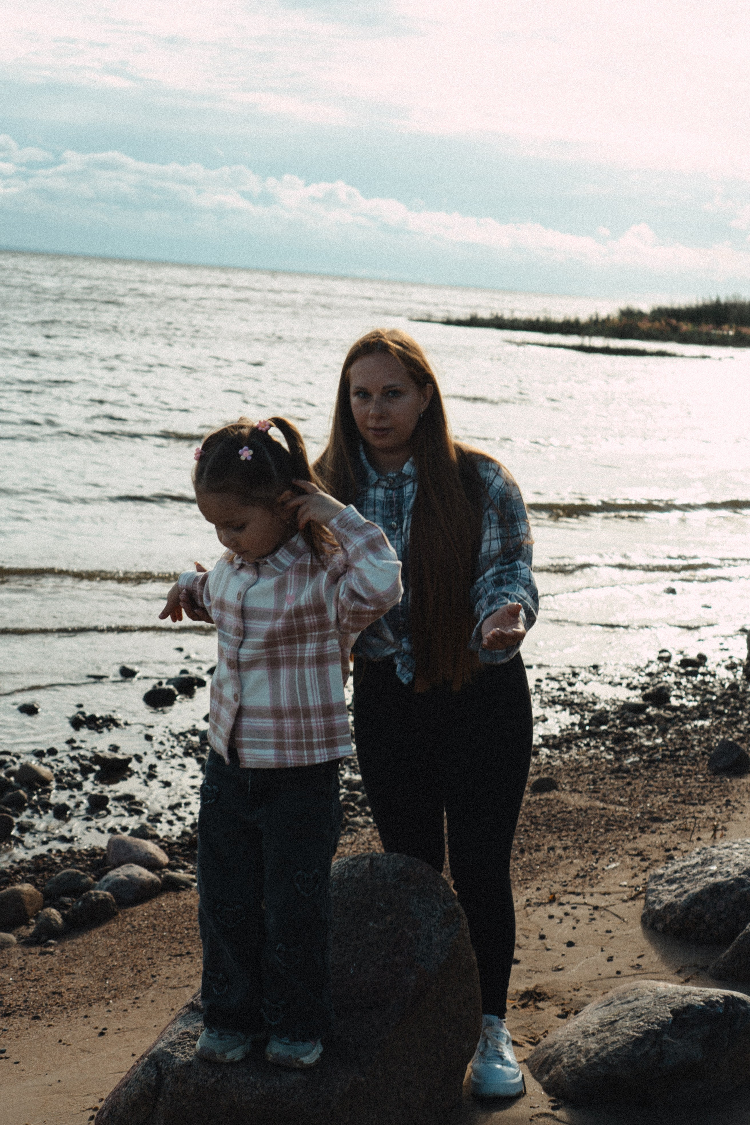 МАМА И ДОЧКА НА ФИНСКОМ ЗАЛИВЕ. Профессиональный фотограф, Санкт-Петербург — Виктория Богомолова