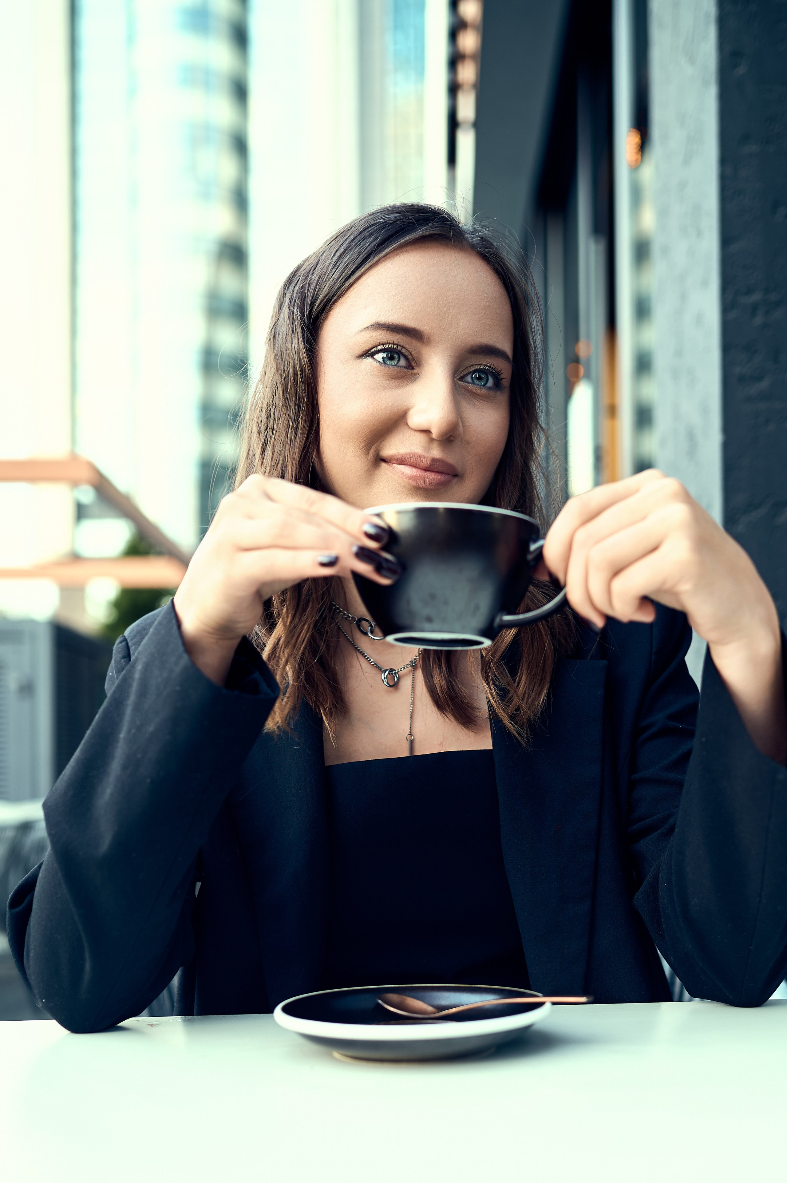 Городская прогулка с прекрасной Аленой. Портретный фотограф в Краснодаре Евгений Карпов