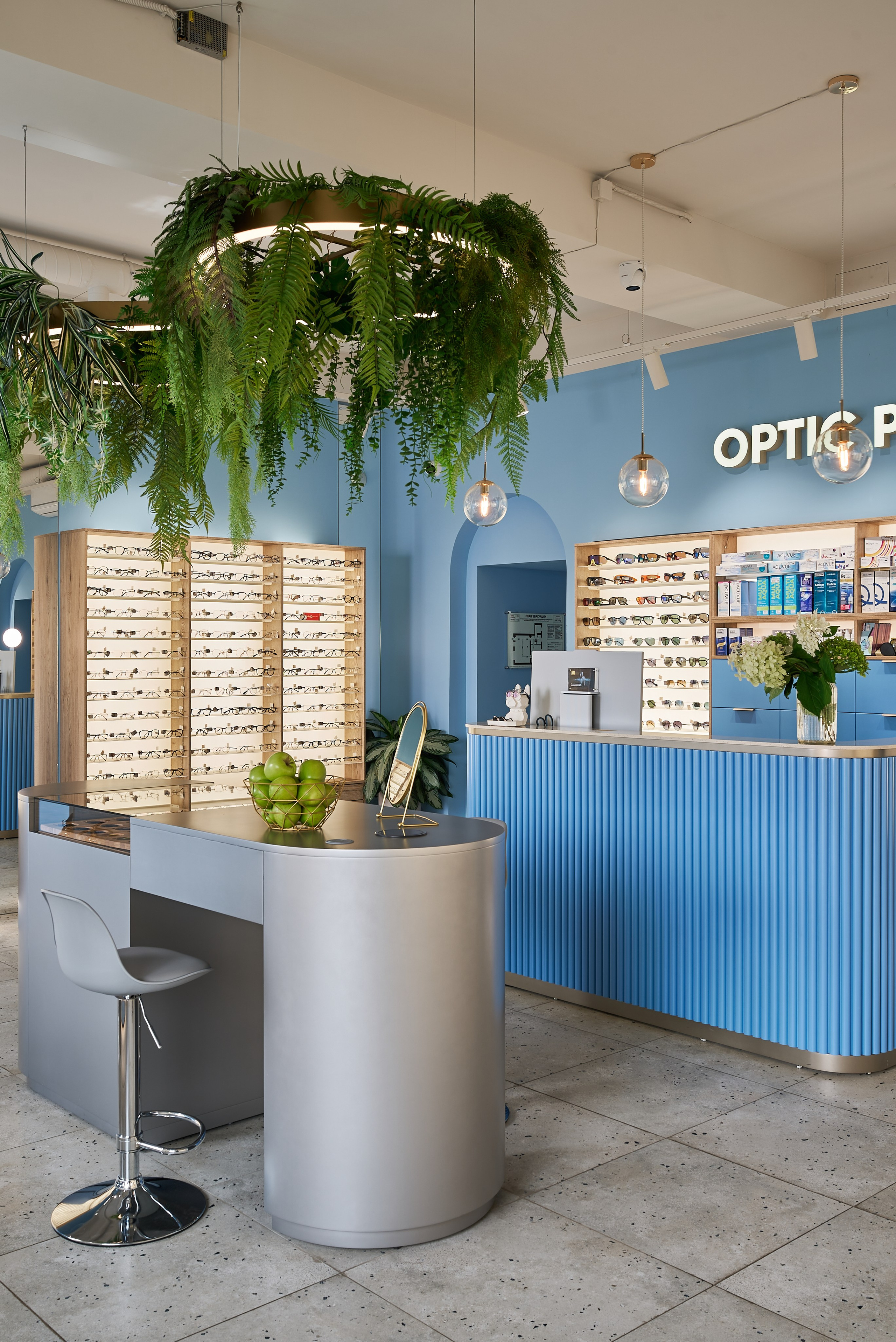 Небесно-голубой и капибара: оптика в Москве (Публикация My Decor). Бояршинов Антон Интерьерный фотограф/видеограф Москва